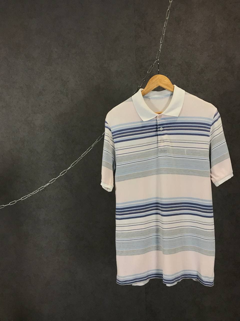 Yves Saint Laurent YSL Yves Saint Laurent luxury multicolor polo tee Size US L / EU 52-54 / 3 - 1 Thumbnail
