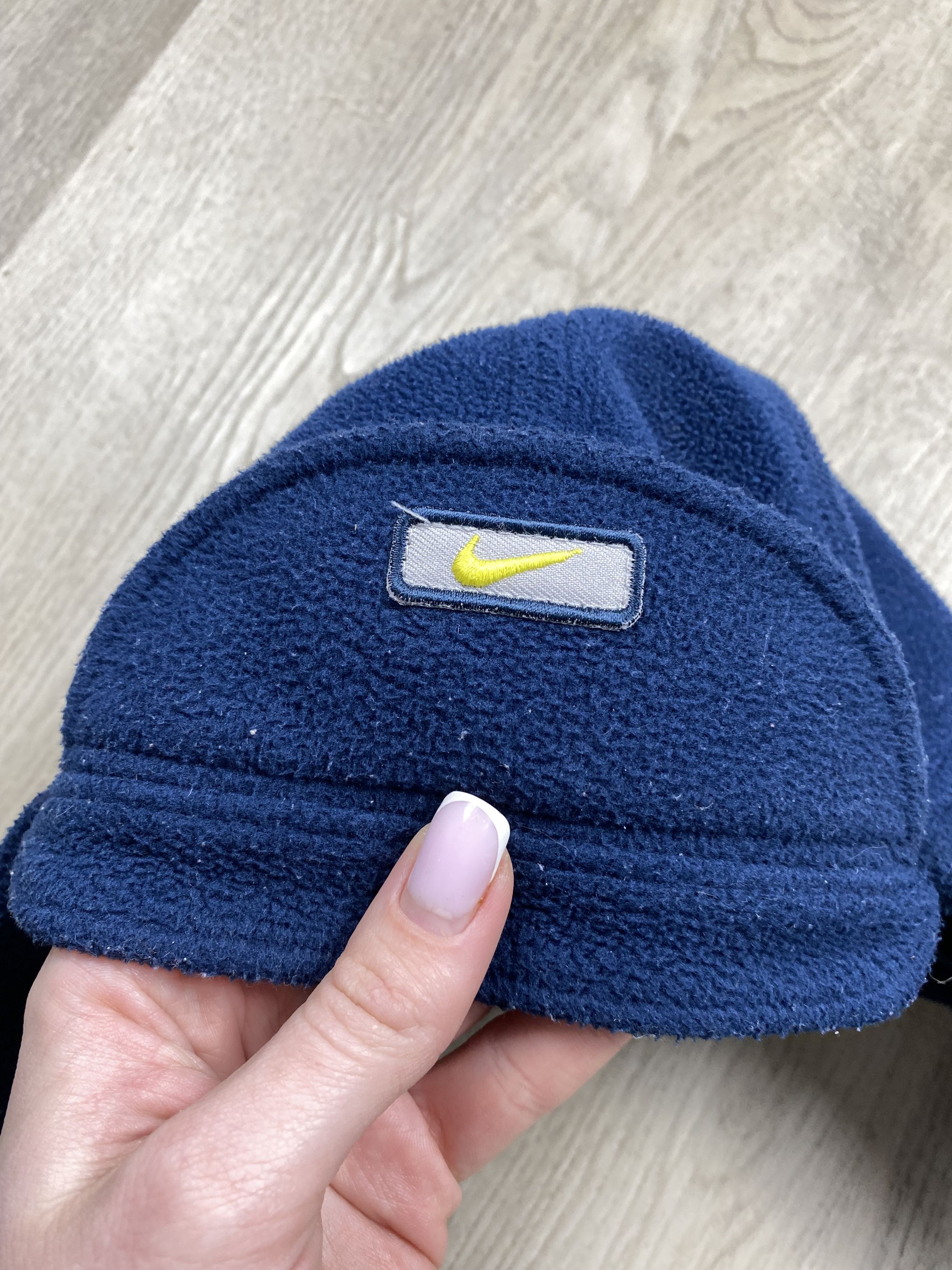 Nike × Vintage Nike Vintage USHANKA Beanie Fleece Hat Y2K Size ONE SIZE - 3 Thumbnail