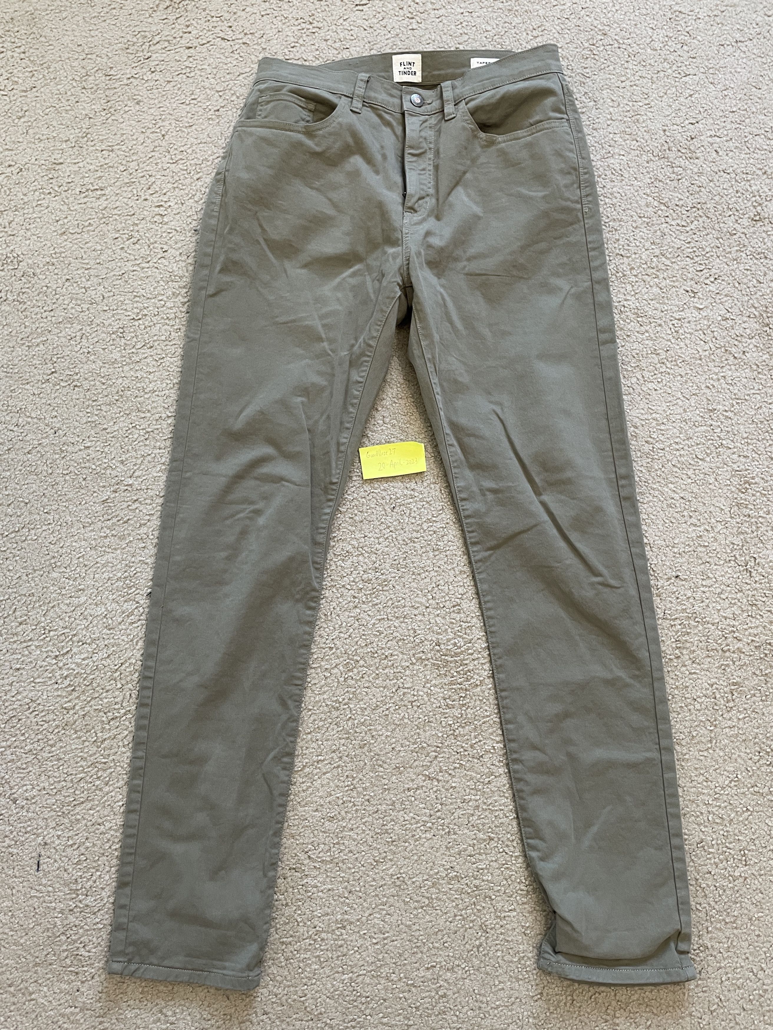 Huckberry Flint & Tinder 365 Tapered Pant in Sage | Grailed