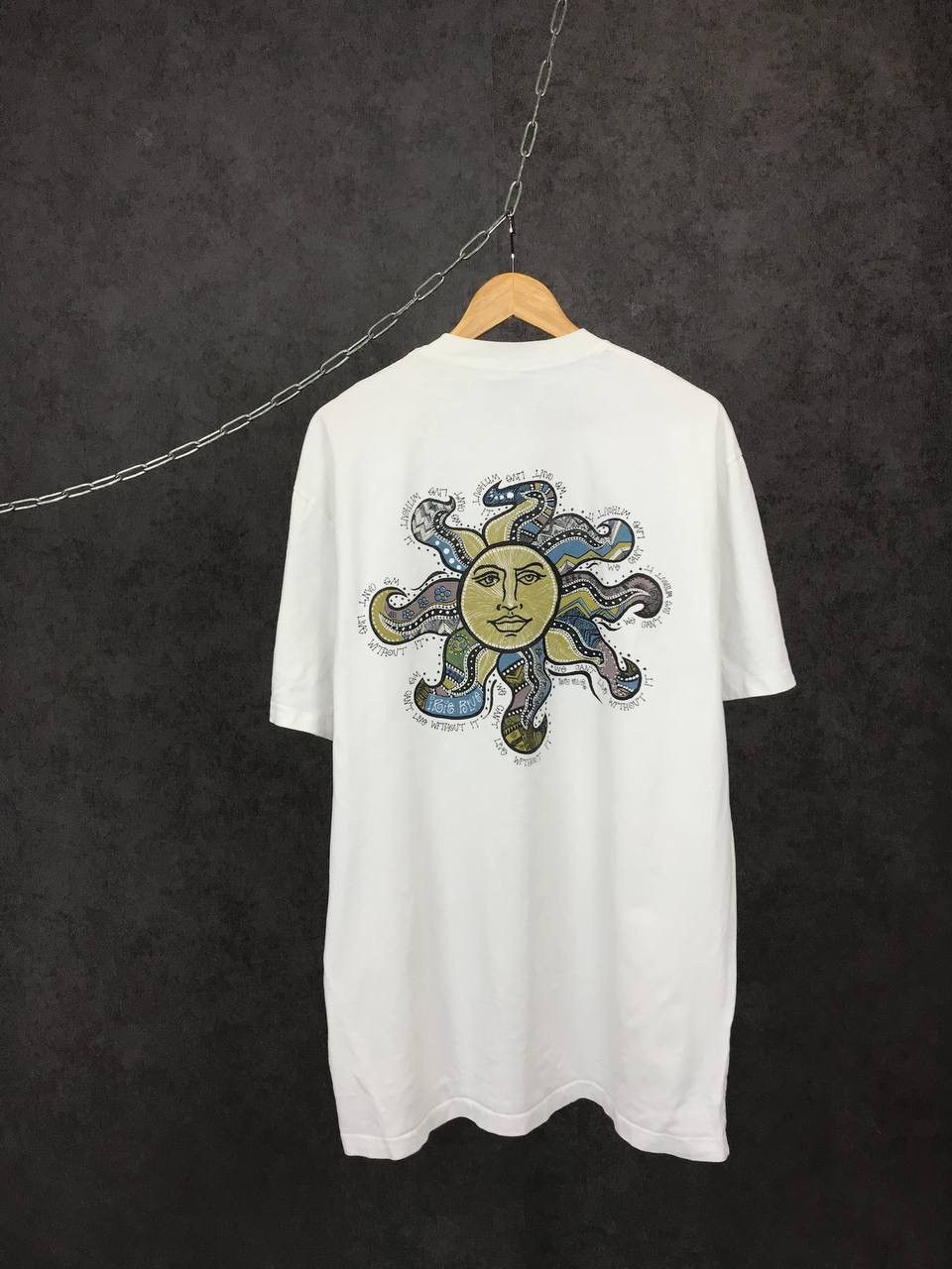 Other Irie Blue Rasta Stussy style vintage overprinted tee Size US XXL / EU 58 / 5 - 1 Thumbnail