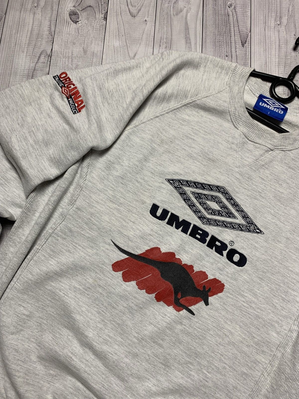 Umbro × Vintage Vintage Umbro Pro Training sweatshirt logo rare kangaroo S Size US S / EU 44-46 / 1 - 5 Thumbnail