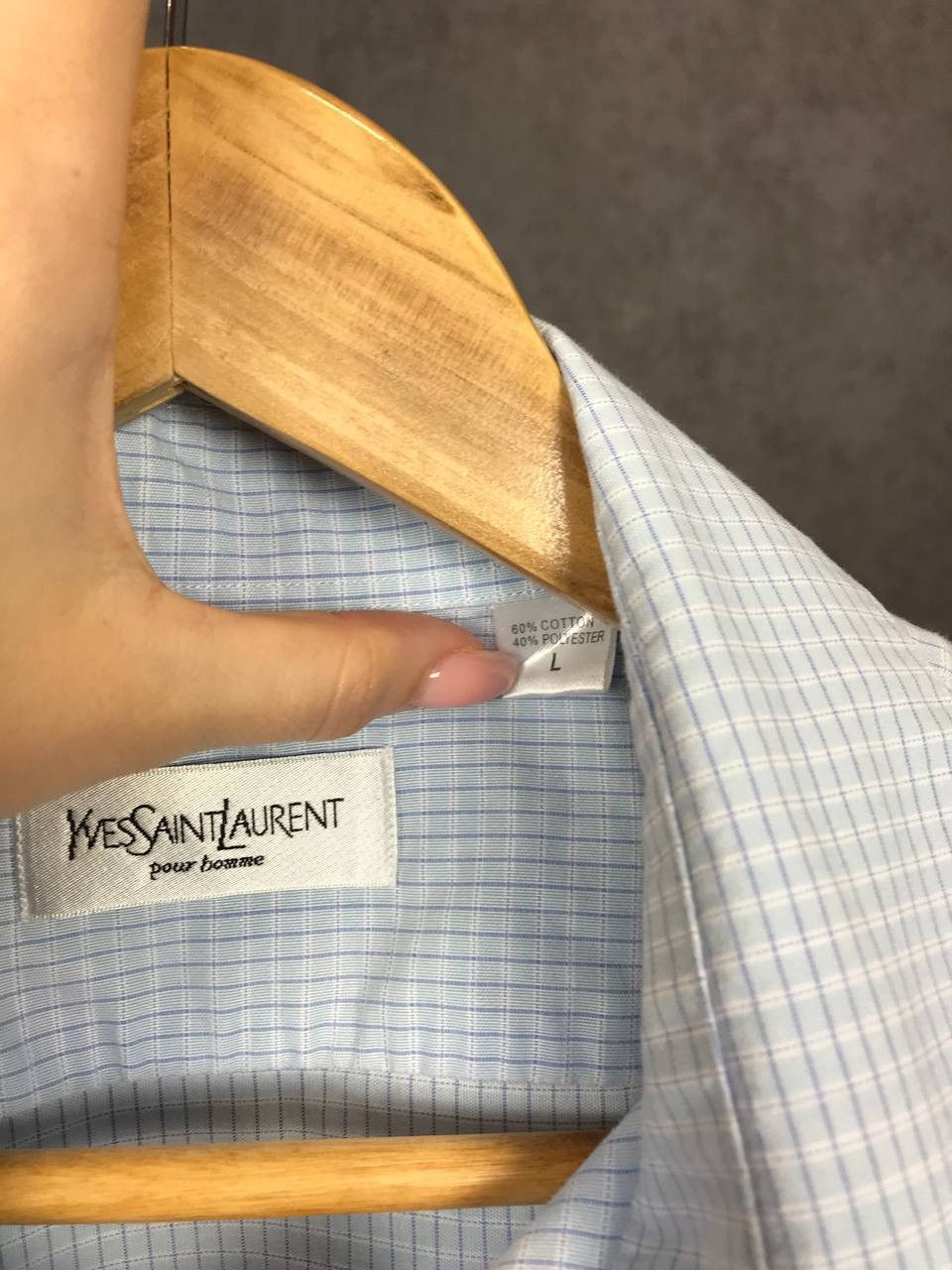 Yves Saint Laurent YSL Yves Saint Laurent luxury streetwear vintage shirt Size US L / EU 52-54 / 3 - 3 Thumbnail
