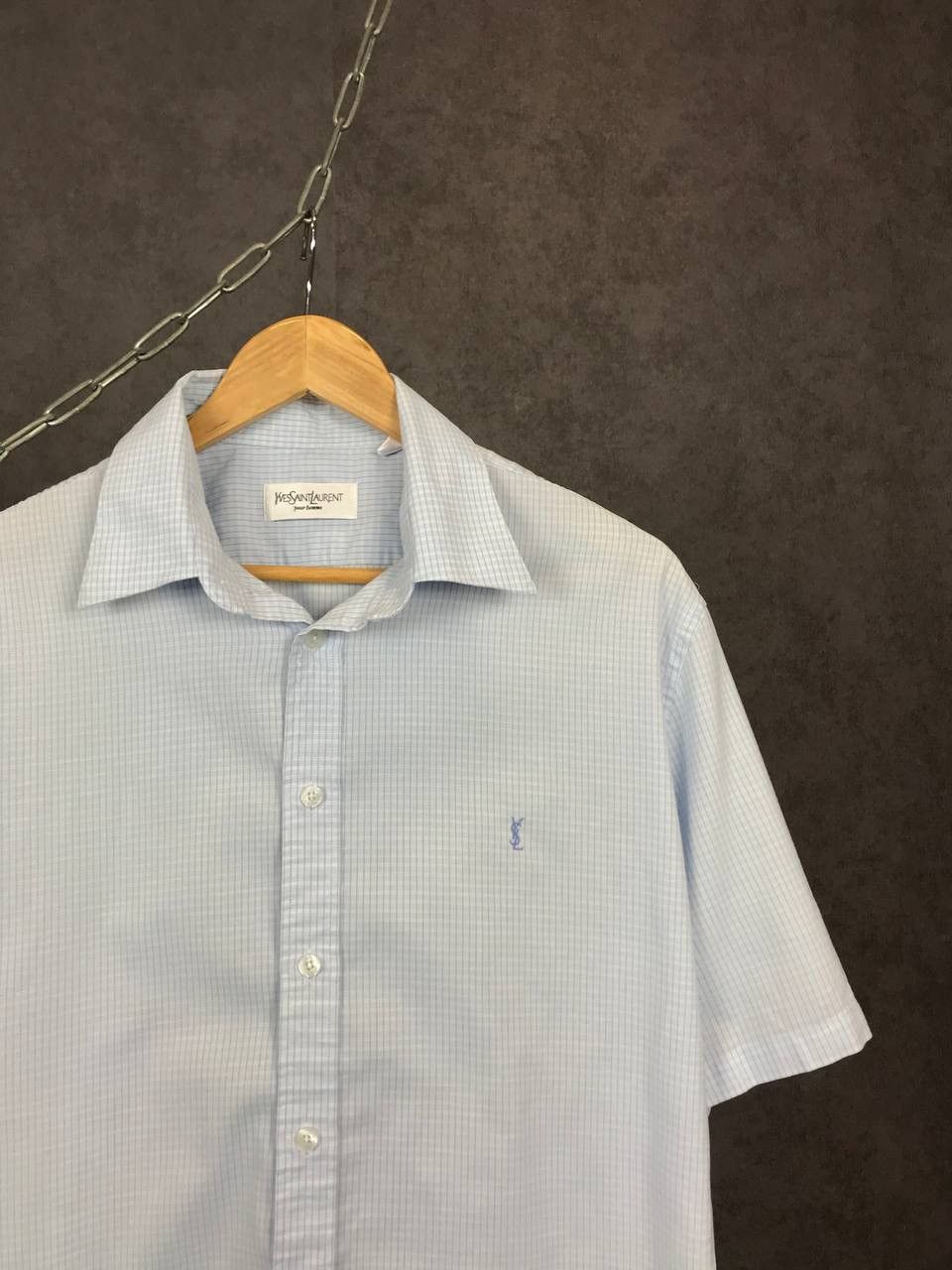 Yves Saint Laurent YSL Yves Saint Laurent luxury streetwear vintage shirt Size US L / EU 52-54 / 3 - 2 Thumbnail