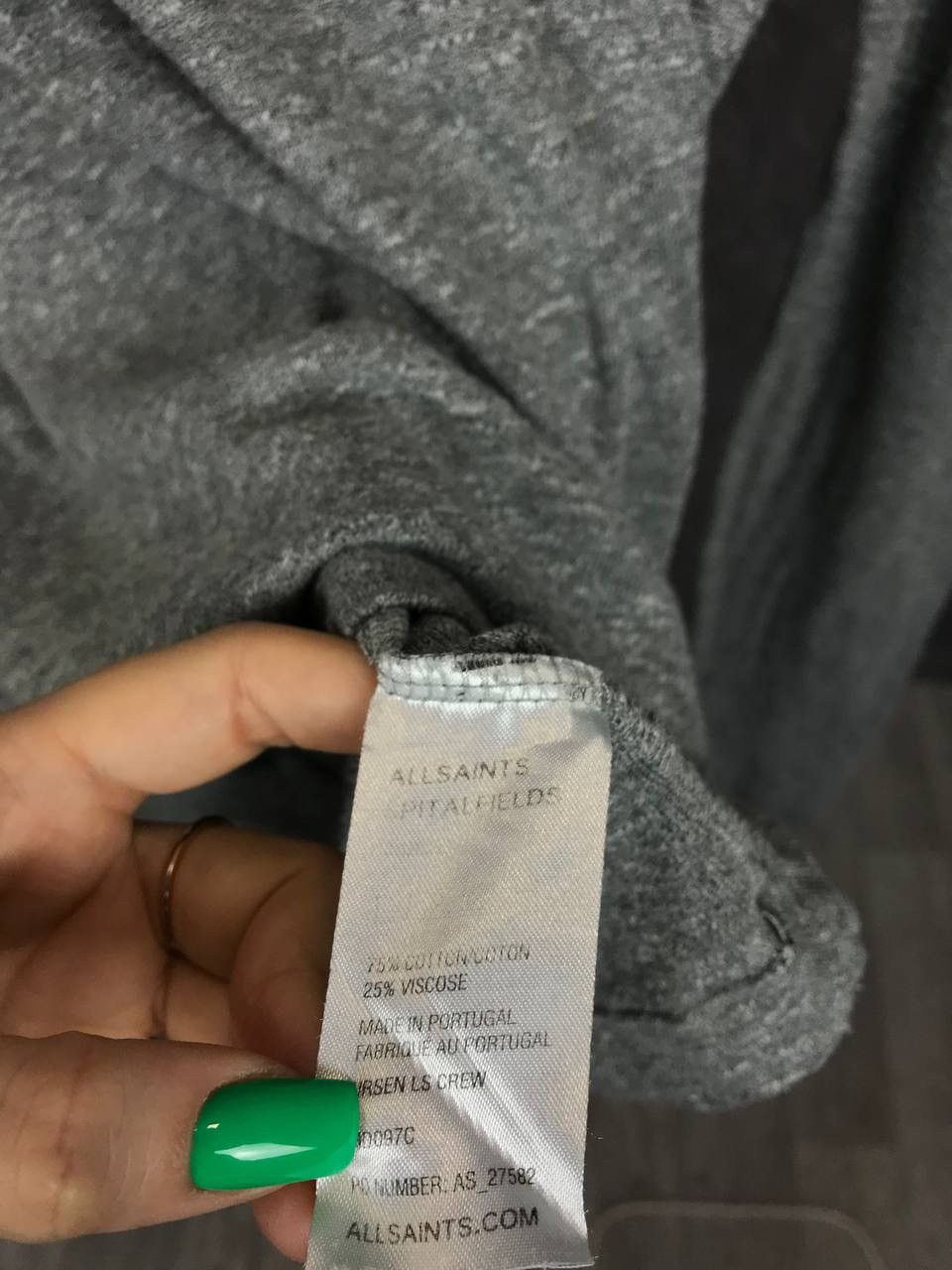 Allsaints Allsaints luxury streetwear sweatshirt Size US S / EU 44-46 / 1 - 4 Thumbnail