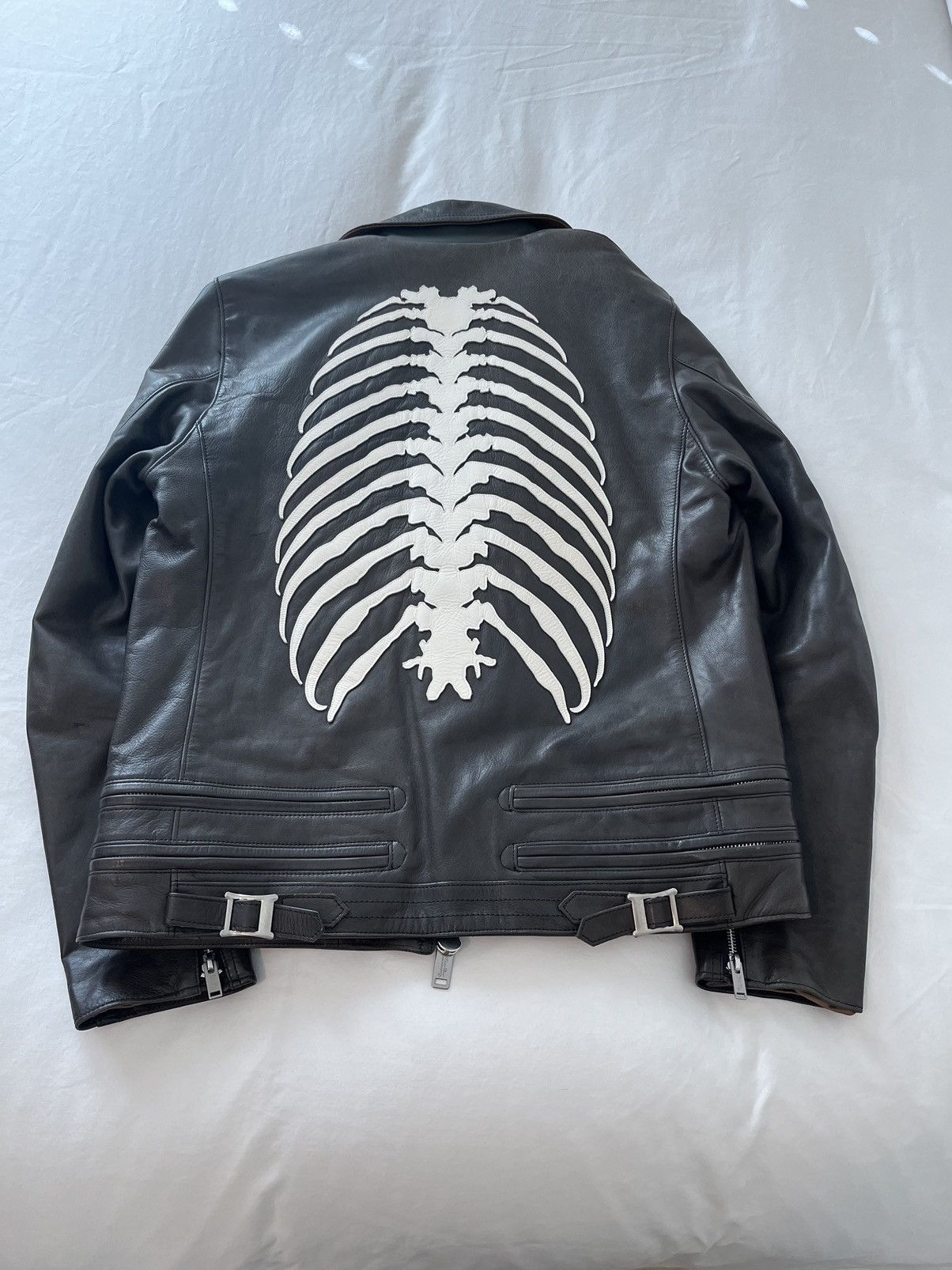 Undercover A/W 2013 Anatomicouture Ribcage Leather Jacket Size US M / EU 48-50 / 2 - 3 Thumbnail