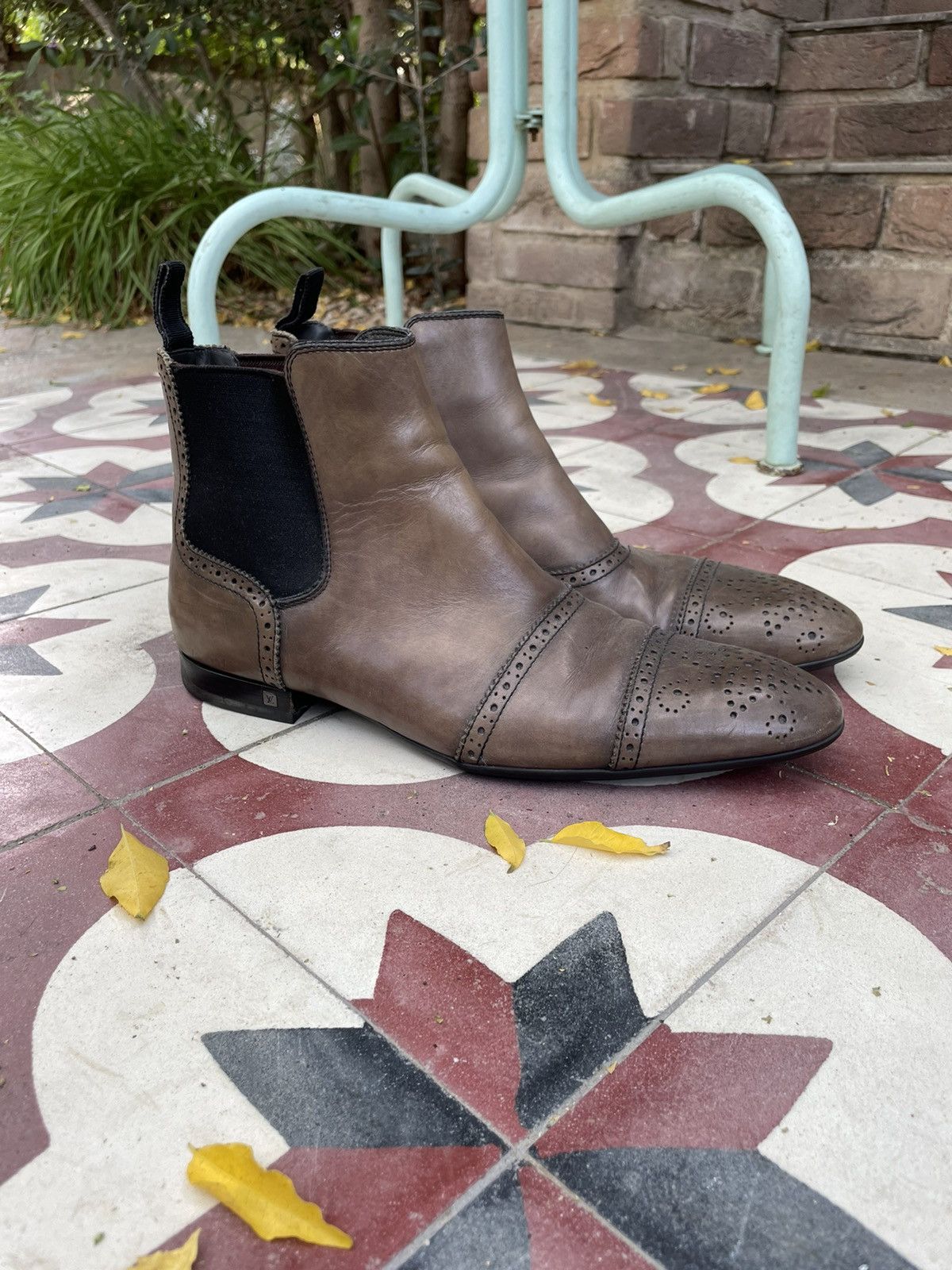 Louis Vuitton Louis Vuitton Leather Ankle Boots Size US 7.5 / EU 40-41 - 12 Thumbnail