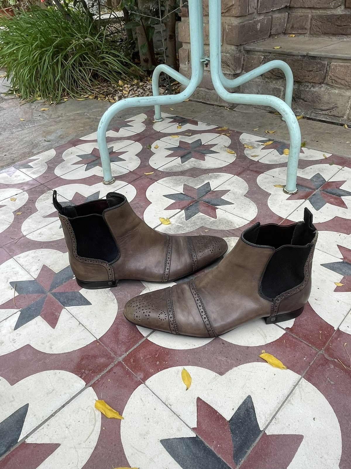 Louis Vuitton Louis Vuitton Leather Ankle Boots Size US 7.5 / EU 40-41 - 8 Thumbnail