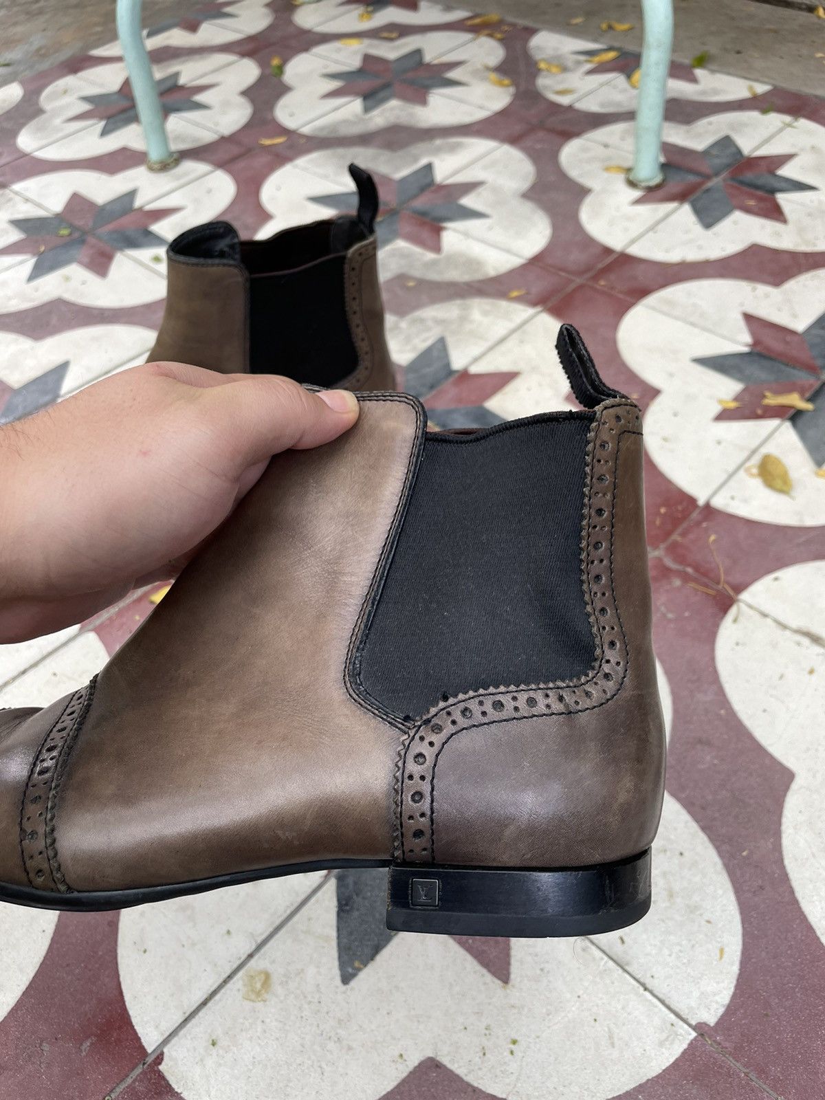 Louis Vuitton Louis Vuitton Leather Ankle Boots Size US 7.5 / EU 40-41 - 5 Thumbnail