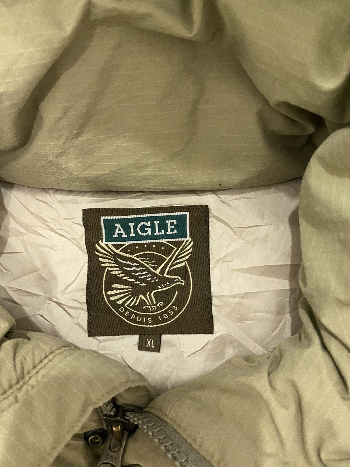 Aigle 🔥Vintage🔥 Aigle Puffer Hoodie Jacket Size US XL / EU 56 / 4 - 7 Thumbnail