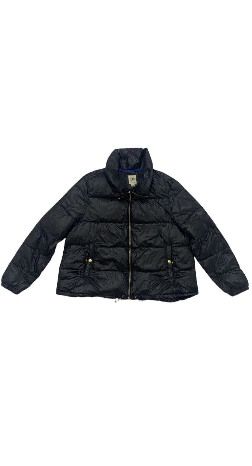 image of Gap Down Primaloft Puffer Jacket in Noir Blackbrown, Men's (Size Large)