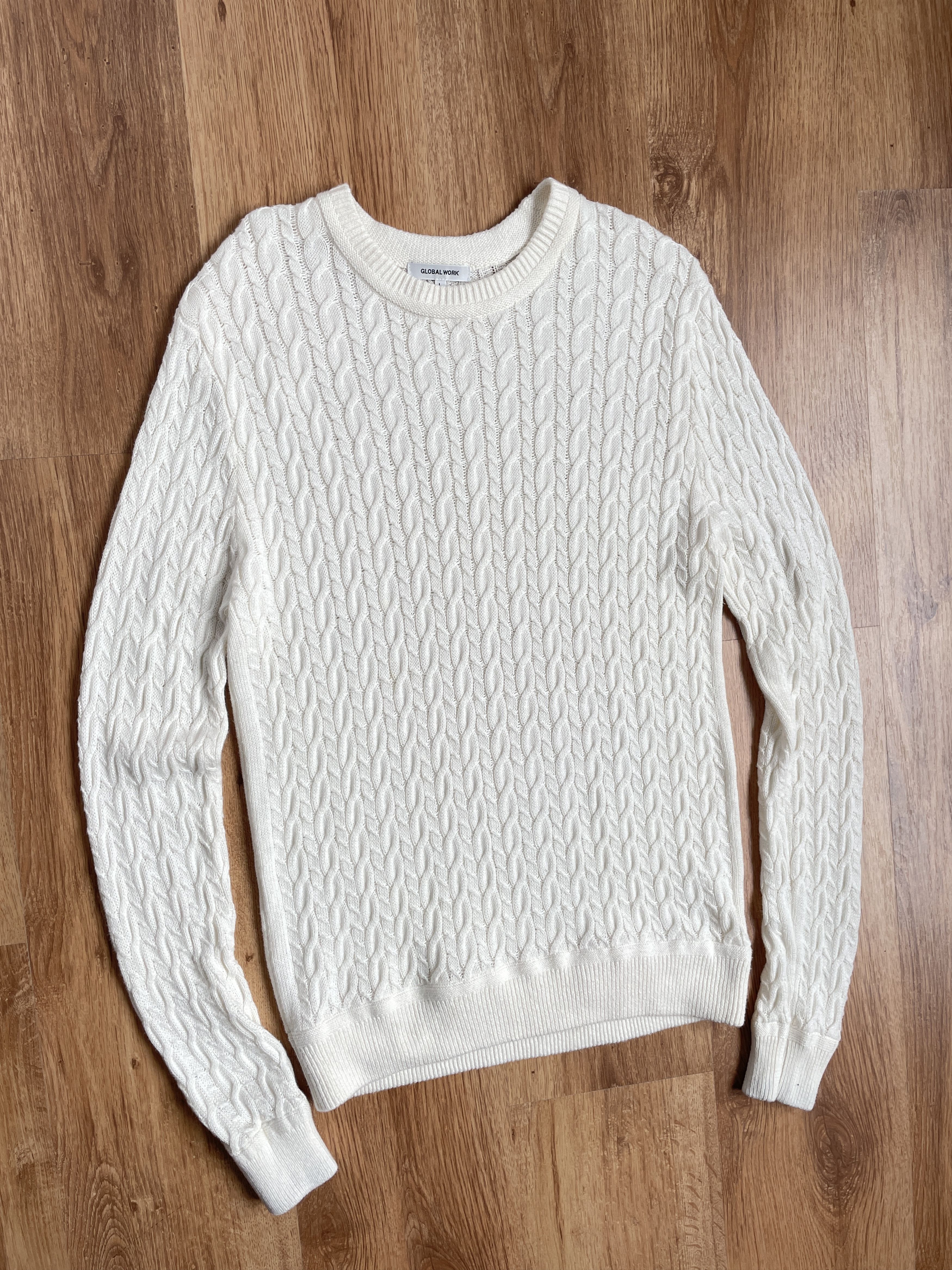Global Work Global Work Made in Japan Cable Knit Sweater Size L Size US L / EU 52-54 / 3 - 3 Thumbnail