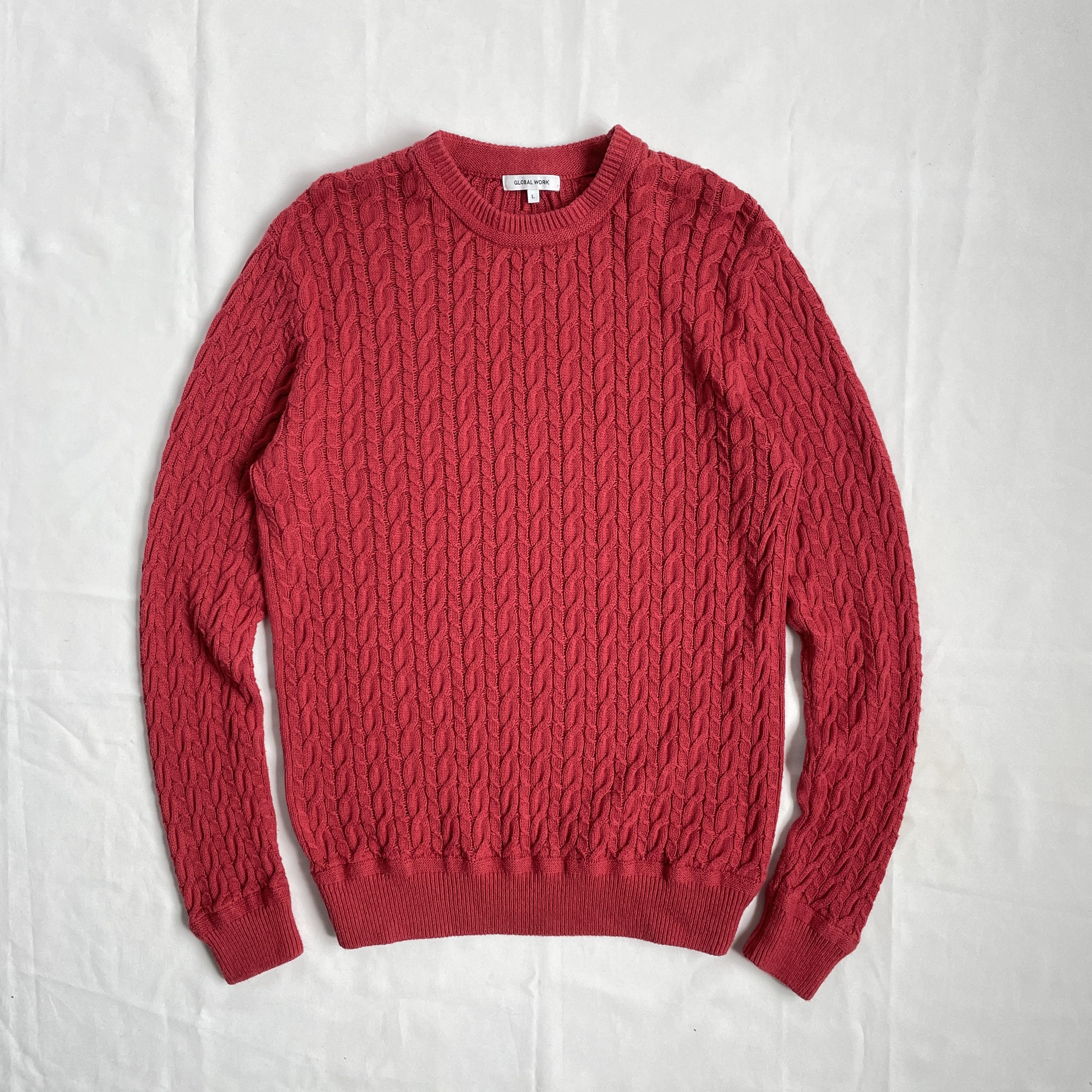 Global Work Global Work Made in Japan Cable Knit Sweater Size L Size US L / EU 52-54 / 3 - 1 Thumbnail