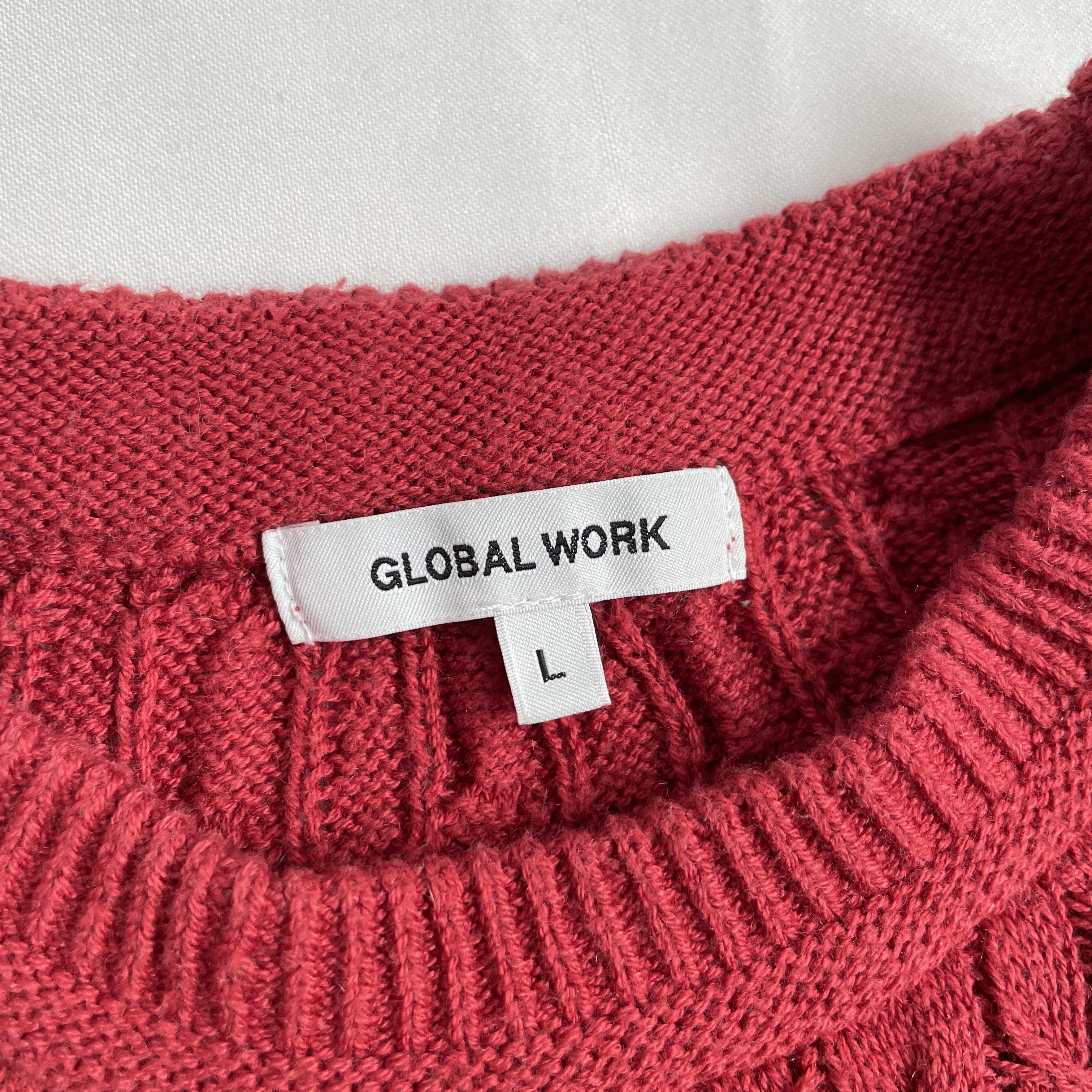 Global Work Global Work Made in Japan Cable Knit Sweater Size L Size US L / EU 52-54 / 3 - 5 Thumbnail