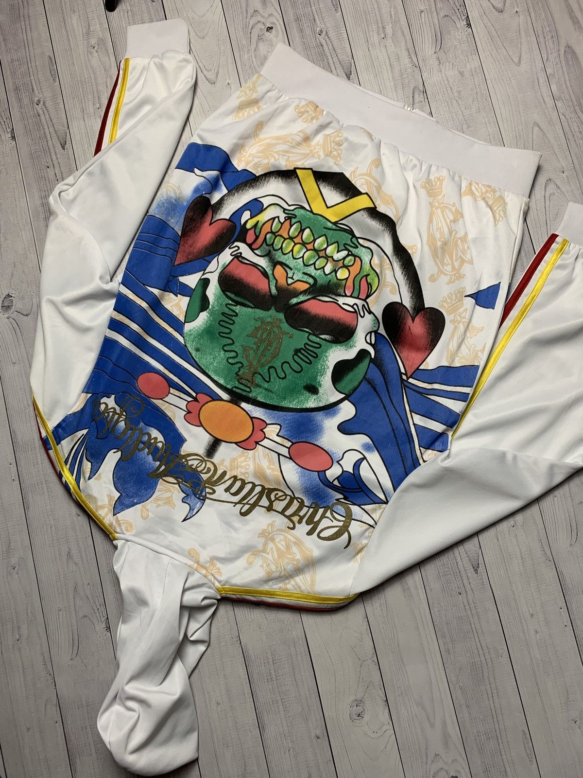Ed Hardy × Vintage Vintage Ed Hardy Christian Audigier zip hoodie logo size L Size US L / EU 52-54 / 3 - 9 Thumbnail
