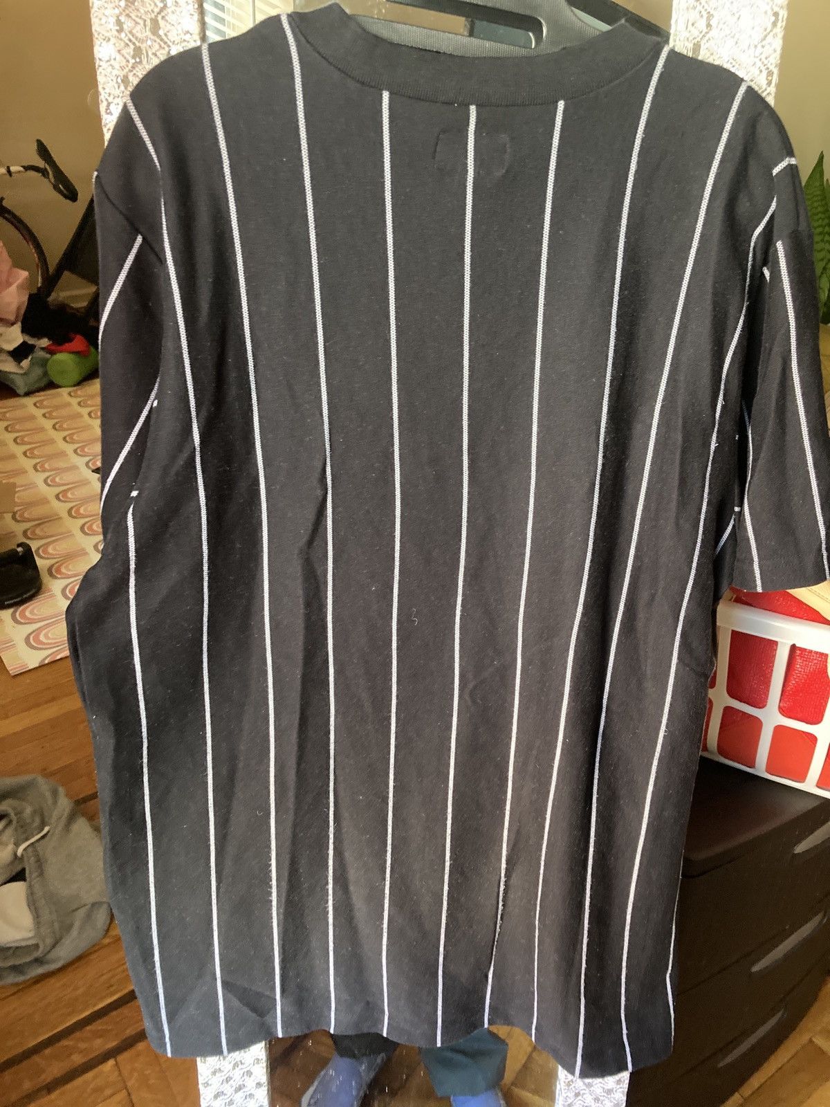 Supreme SUPREME PINSTRIPE SOCCER TOP Size US XL / EU 56 / 4 - 2 Thumbnail