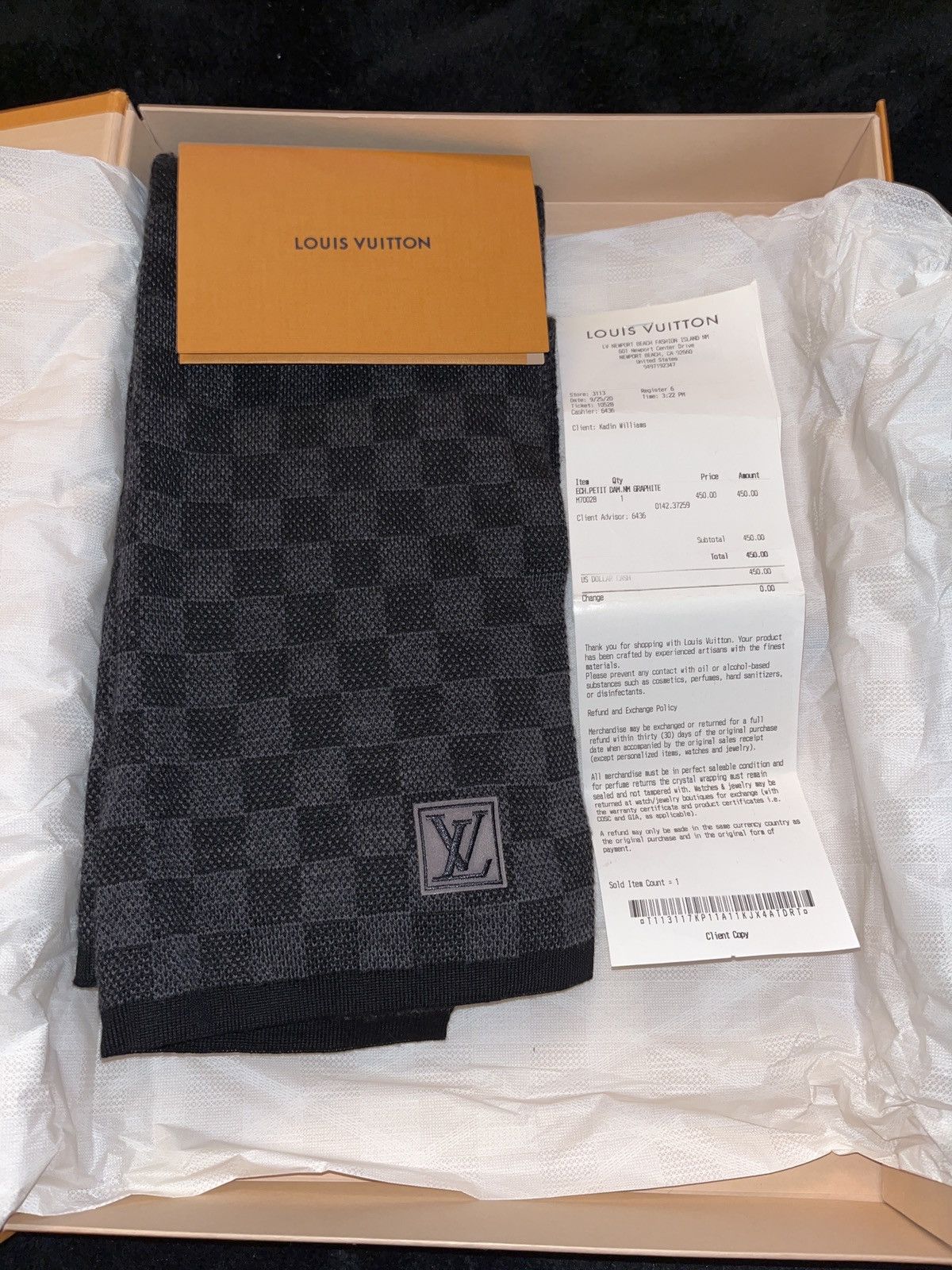 Louis Vuitton Louis Vuitton scarf Size ONE SIZE - 3 Thumbnail