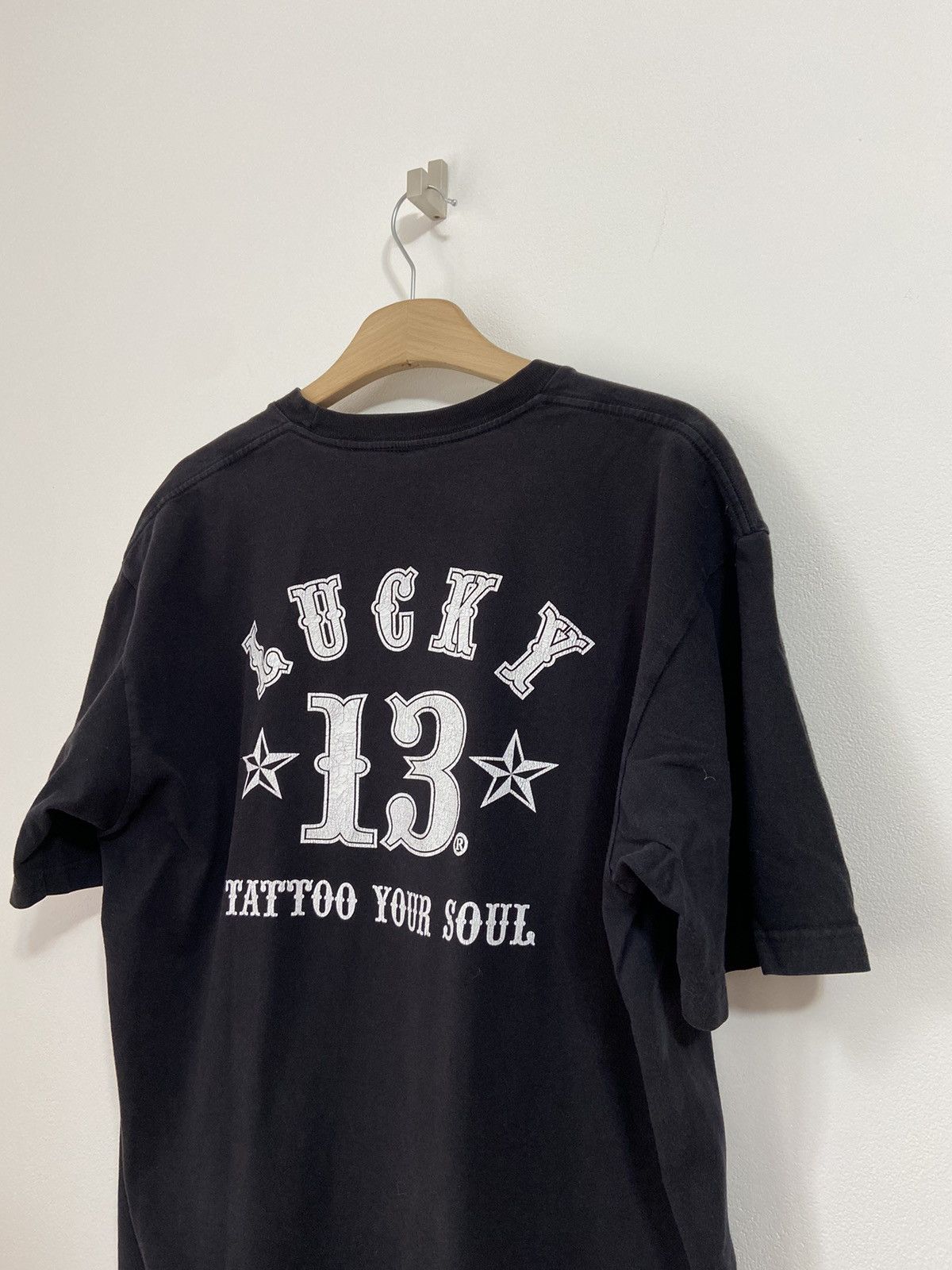 Vintage Lucky 13 Tee x Vintage Shirt Size US XL / EU 56 / 4 - 4 Thumbnail