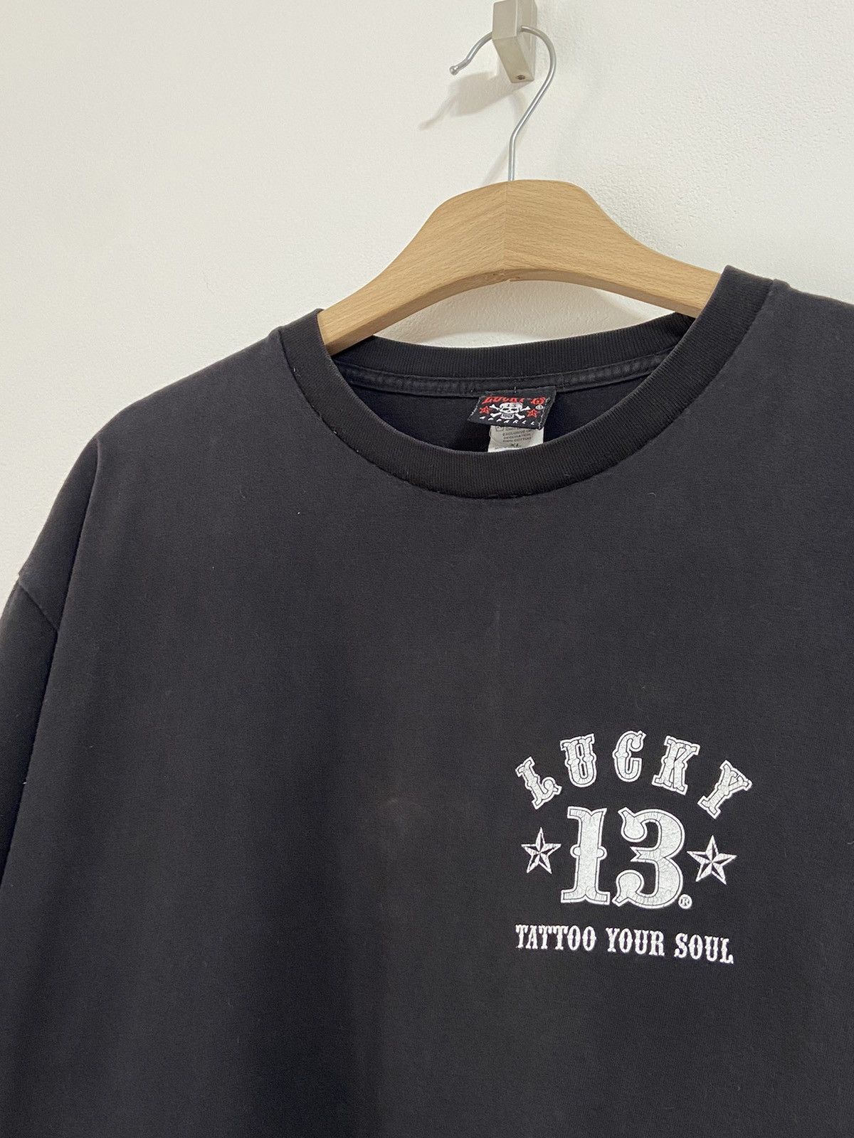 Vintage Lucky 13 Tee x Vintage Shirt Size US XL / EU 56 / 4 - 13 Thumbnail