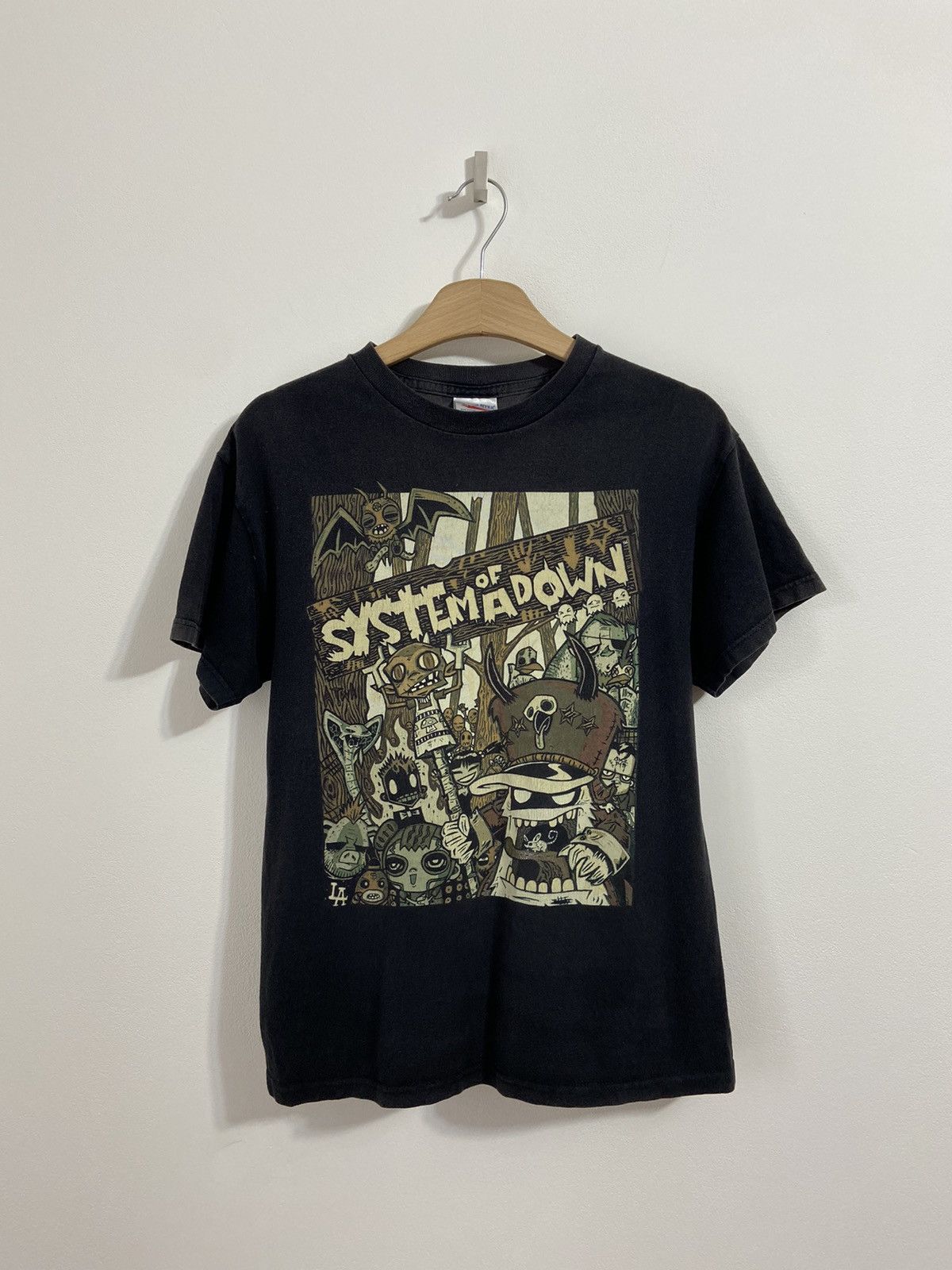 Band Tees Vintage System Of A Down Tee shirt Black Colour Size US M / EU 48-50 / 2 - 1 Thumbnail