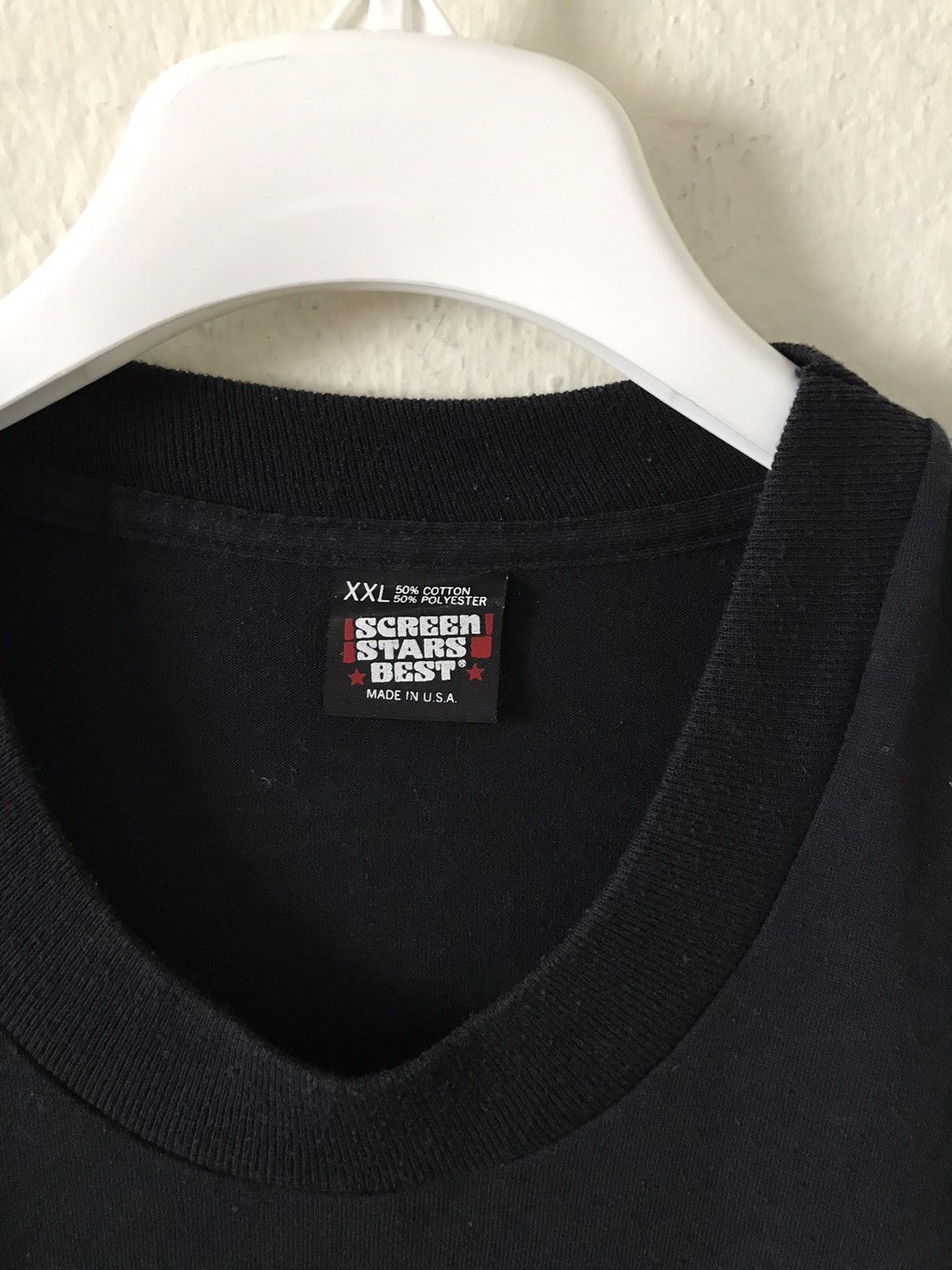 Vintage Vintage 90s Nelson Mandela Black T Shirt Rap Tee Obama BLM Size US XXL / EU 58 / 5 - 6 Thumbnail