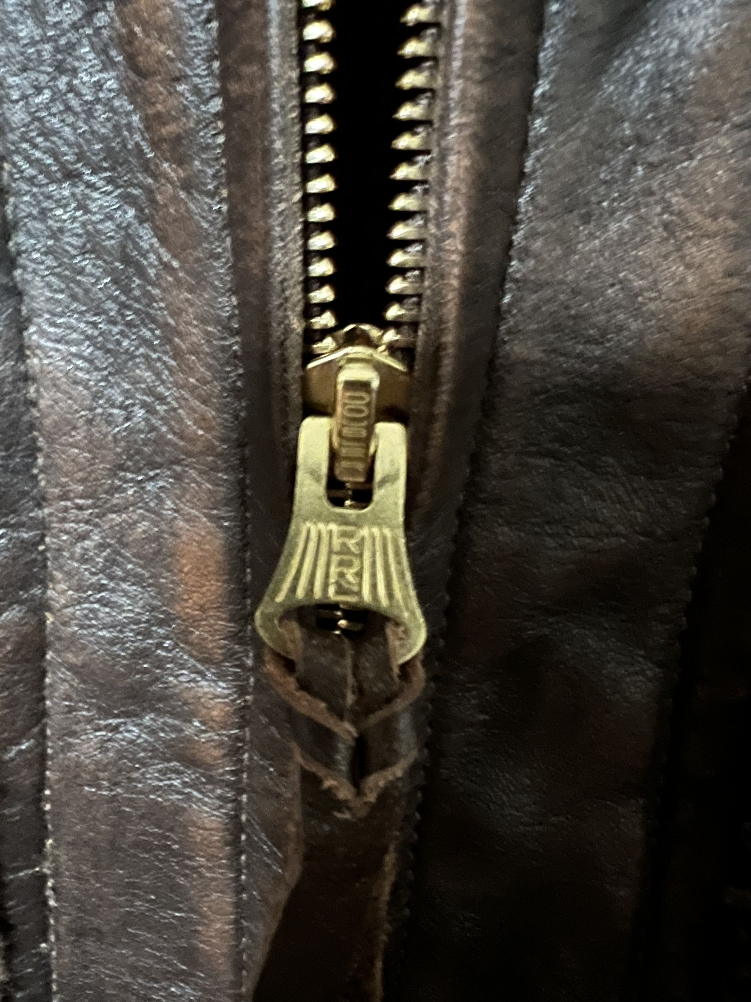 RRL Ralph Lauren × Ralph Lauren Double RL Brown Lamb Shearling Fur Paneled Leather Jacket Size S / US 4 / IT 40 - 4 Thumbnail