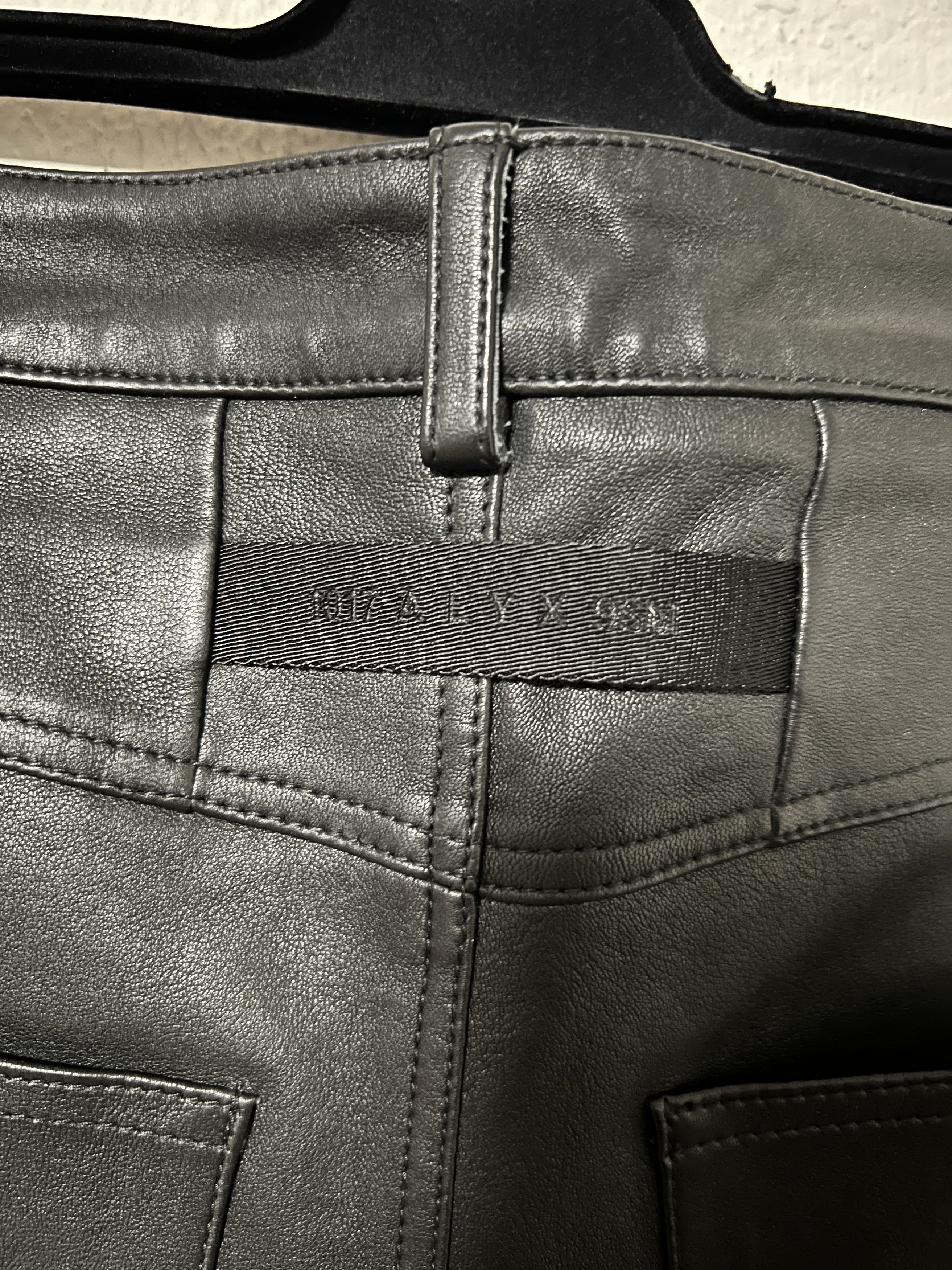 Alyx nwt ALYX Lamb Leather Pants with Buckle Keychain Size US 30 / EU 46 - 7 Thumbnail