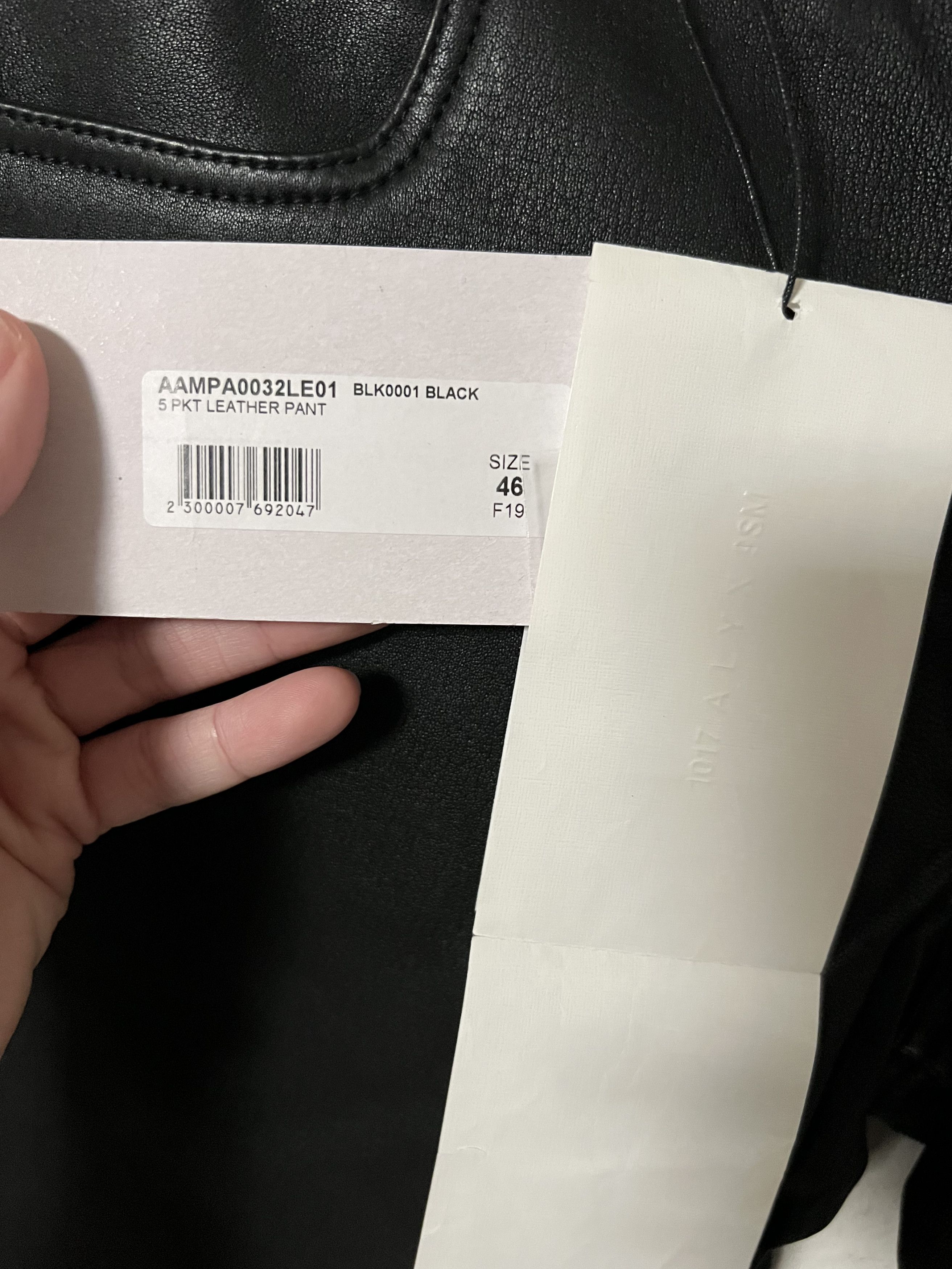 Alyx nwt ALYX Lamb Leather Pants with Buckle Keychain Size US 30 / EU 46 - 9 Thumbnail