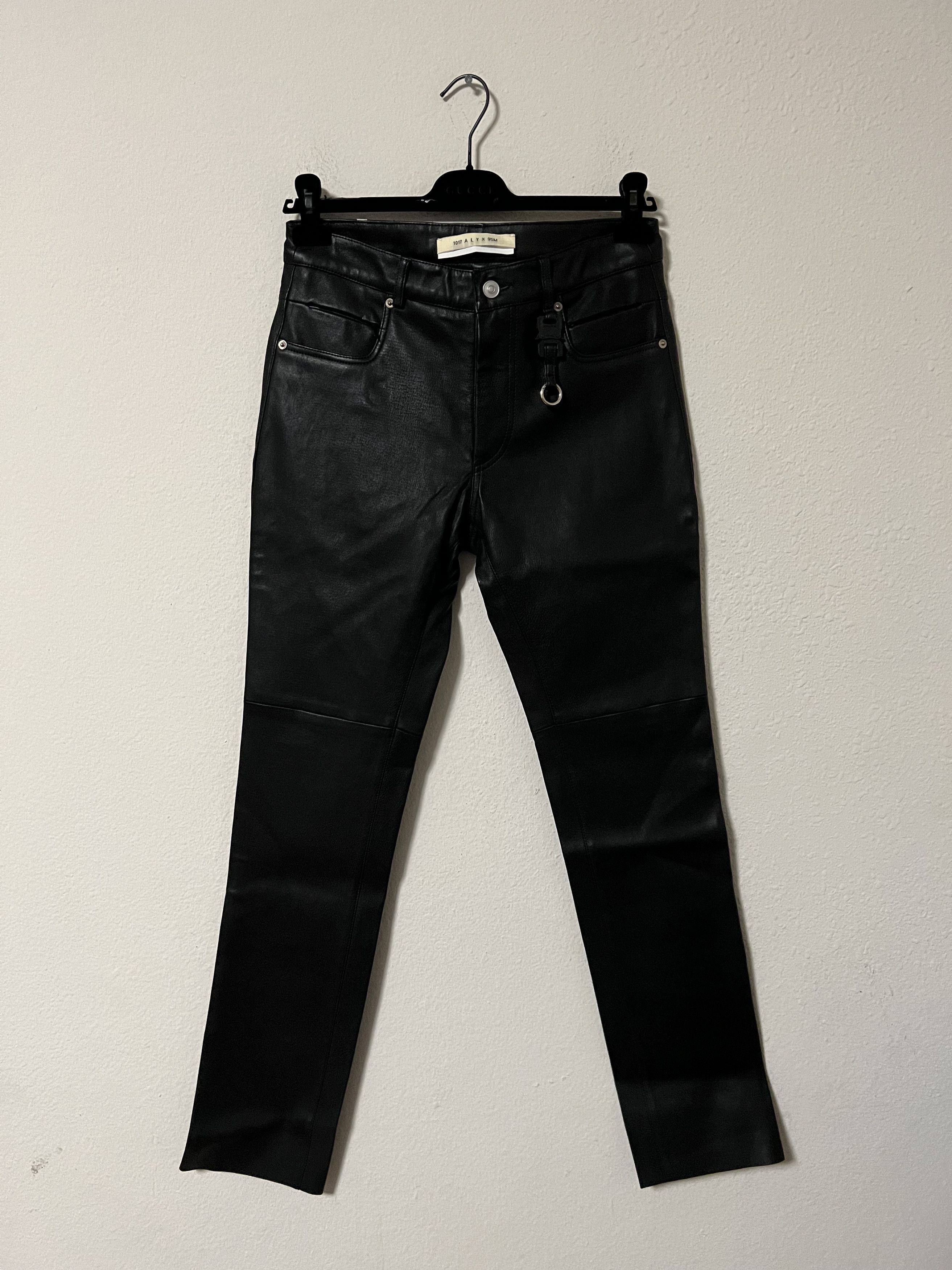 Alyx nwt ALYX Lamb Leather Pants with Buckle Keychain Size US 30 / EU 46 - 4 Thumbnail