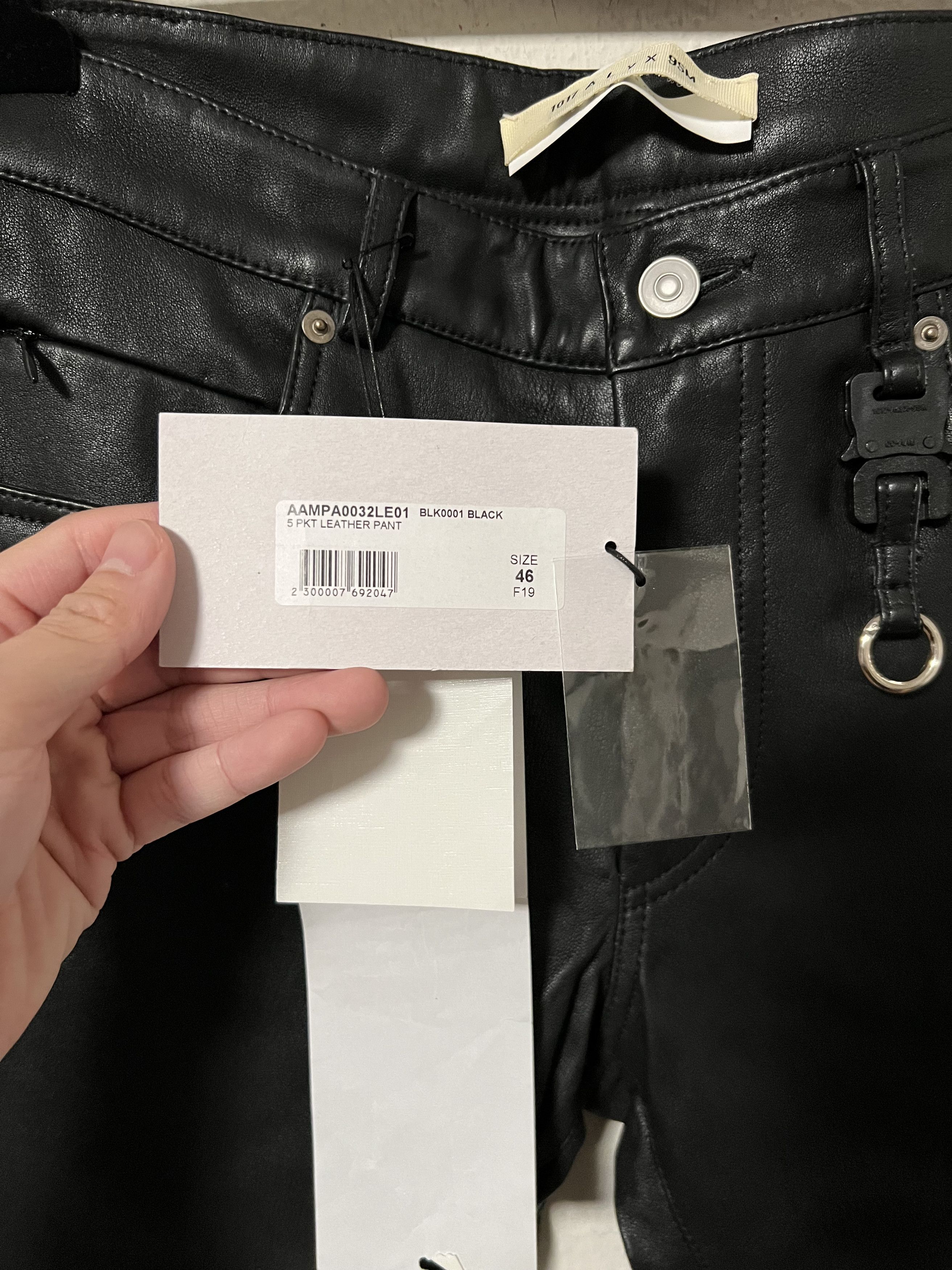 Alyx nwt ALYX Lamb Leather Pants with Buckle Keychain Size US 30 / EU 46 - 10 Thumbnail