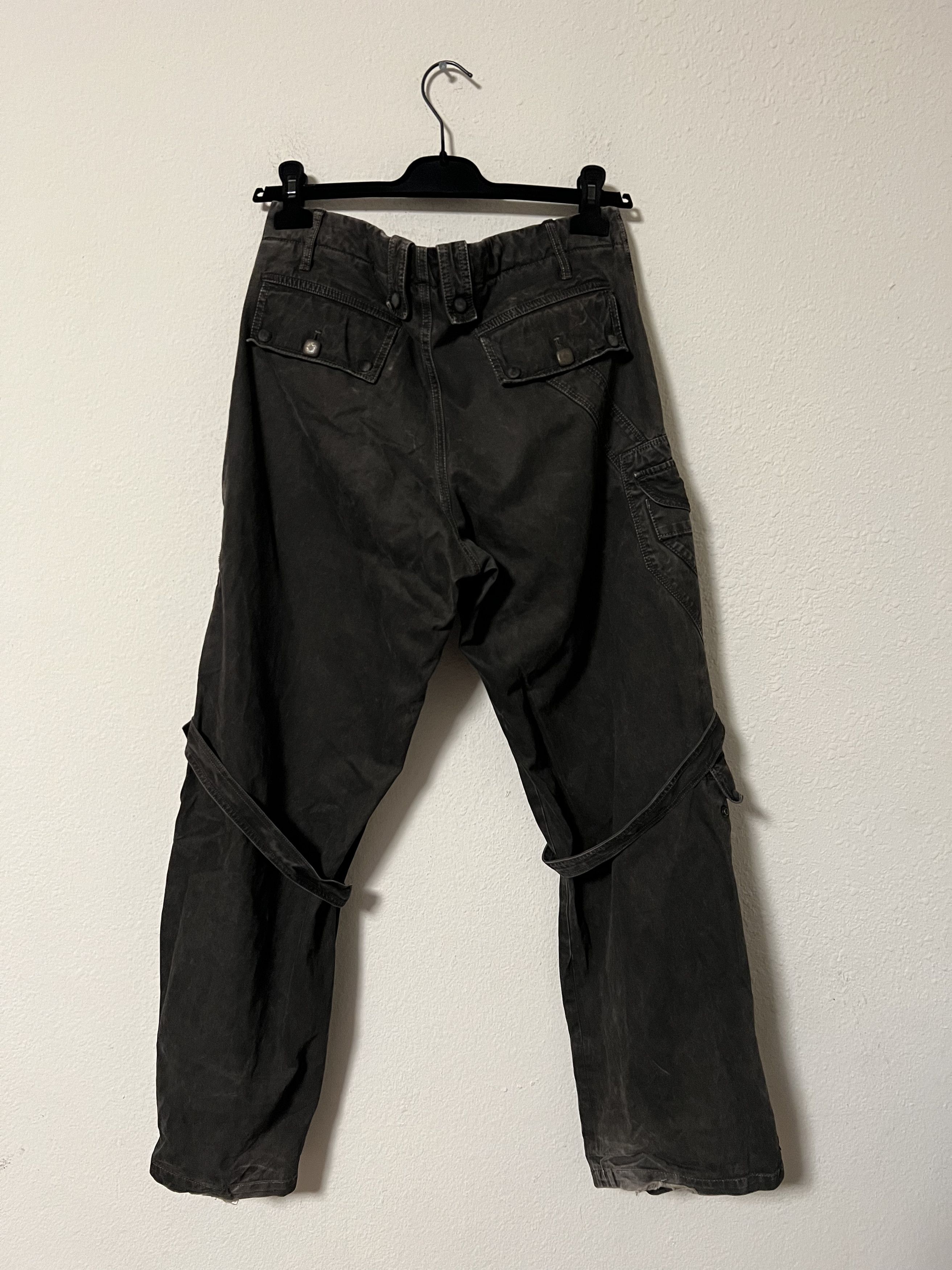 Japanese Brand × Kiminori Morishita RARE Kiminori Morishita Bondage Cargo Pants Bootcut Size US 32 / EU 48 - 4 Thumbnail