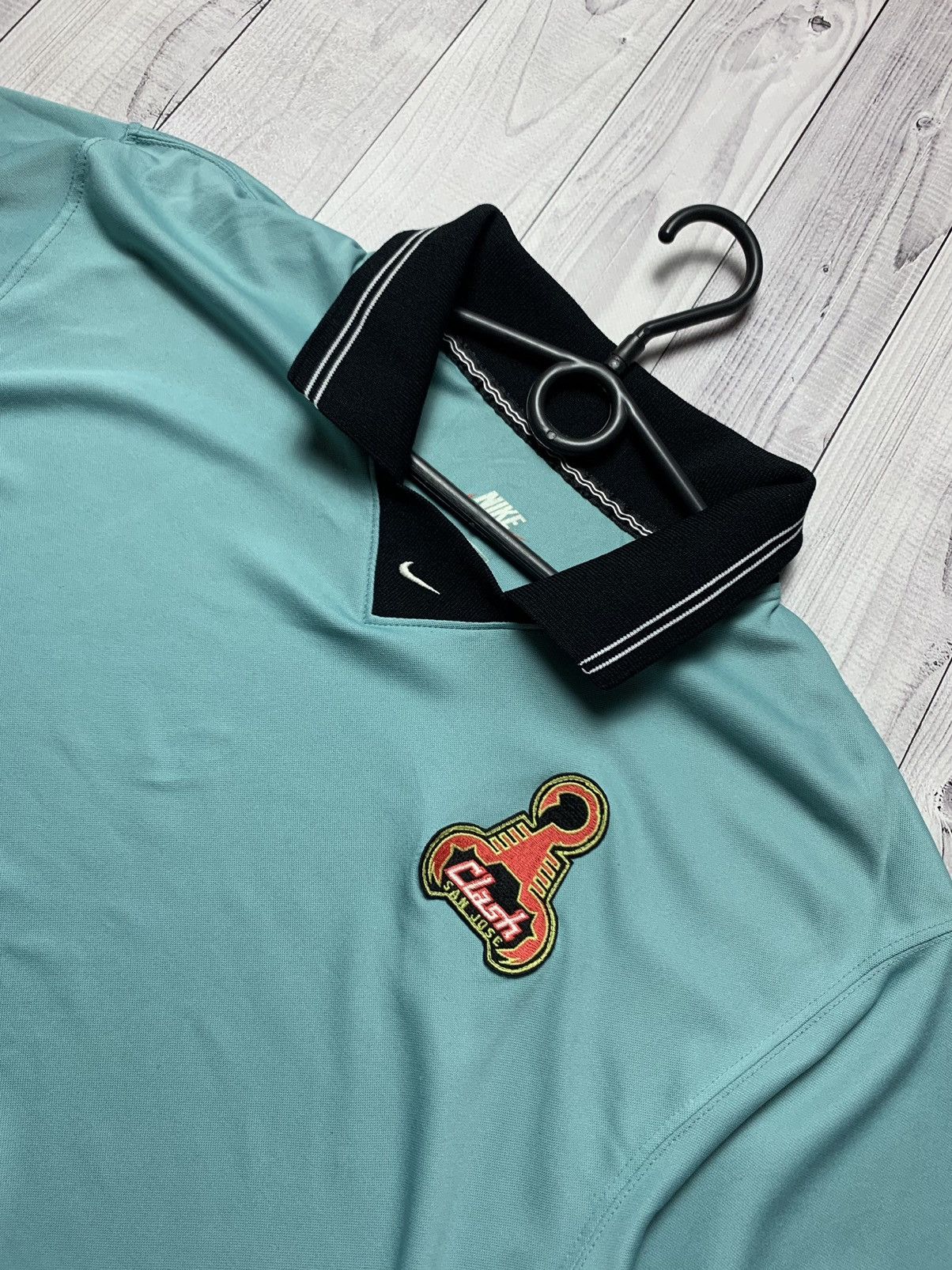 Nike × Vintage Vintage Nike Clash San Jose soccer tee size L rare Size US L / EU 52-54 / 3 - 2 Thumbnail