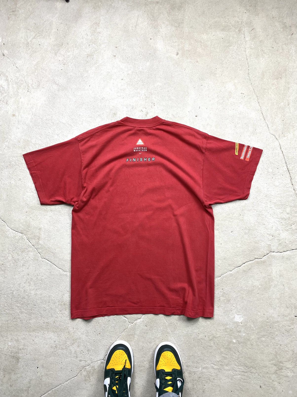 Nike Rare! 1999 Nike Jungfrau Marathon T Shirt Y2K 90’s Size US L / EU 52-54 / 3 - 2 Thumbnail