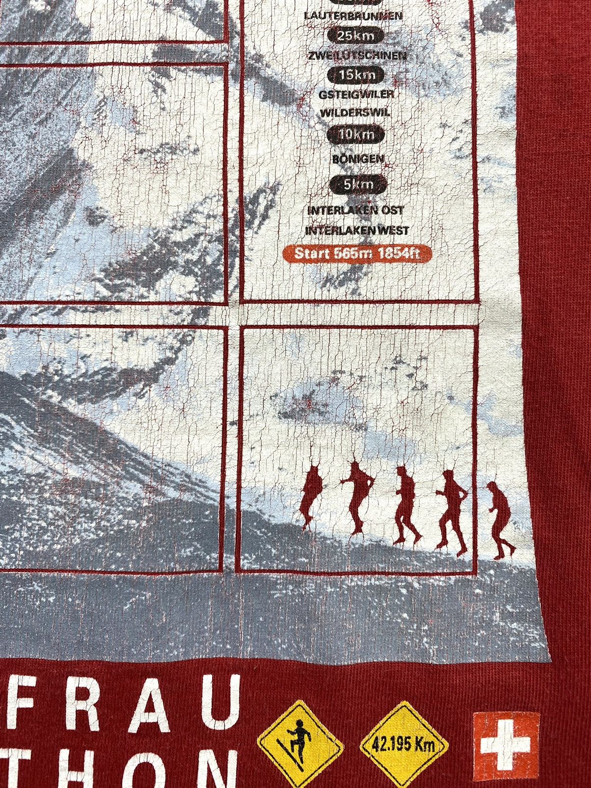 Nike Rare! 1999 Nike Jungfrau Marathon T Shirt Y2K 90’s Size US L / EU 52-54 / 3 - 6 Thumbnail