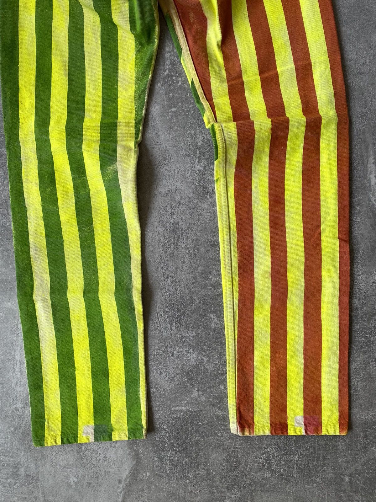 Levi's × Vintage Vintage 90s Levis Custom Strips Y2K Distressed Pants Size US 34 / EU 50 - 3 Thumbnail
