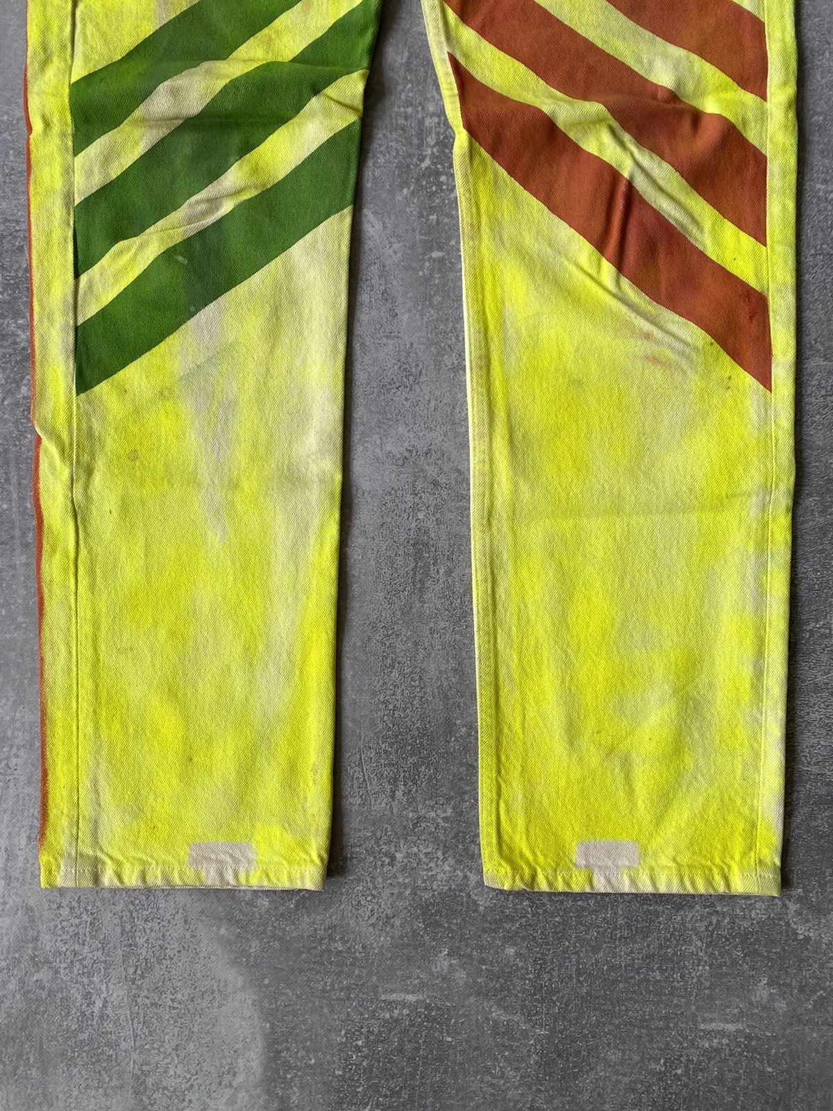 Levi's × Vintage Vintage 90s Levis Custom Strips Y2K Distressed Pants Size US 34 / EU 50 - 8 Thumbnail
