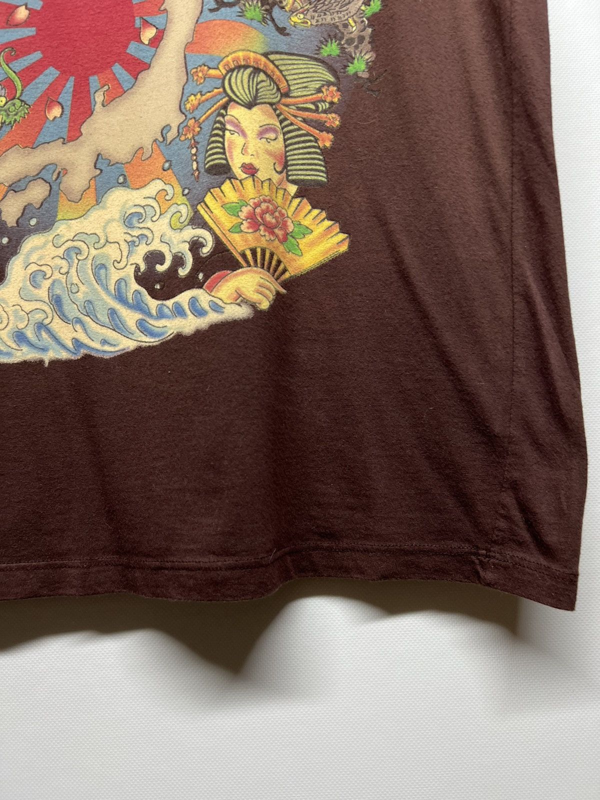 Ed Hardy Vintage Y2k Rare Brown Ed Hardy T-Shirt 00’s Size US M / EU 48-50 / 2 - 3 Thumbnail