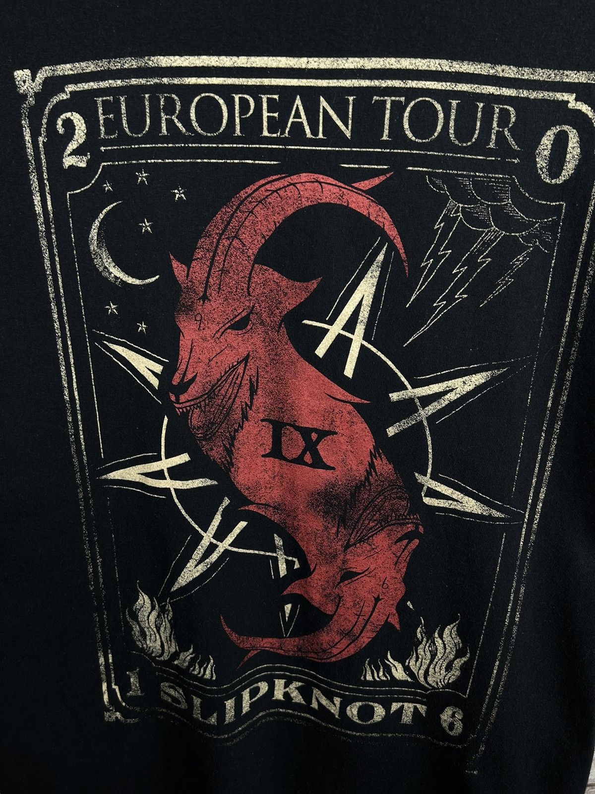 Slipknot × Vintage Mens Vintage Slipknot T Shirt rock band tee European Tour Size US L / EU 52-54 / 3 - 7 Thumbnail