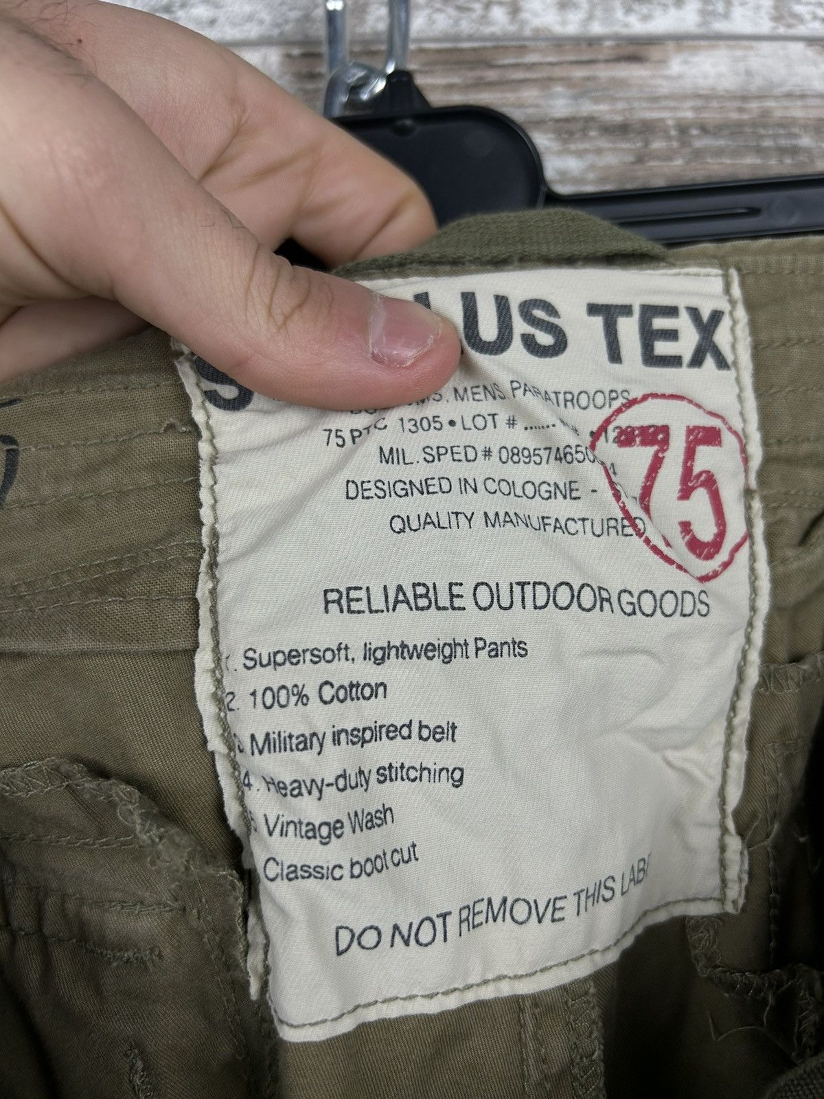 Japanese Brand × Vintage Mens Vintage Surplus Cargo Pants Japanese y2k streetwear Size US 32 / EU 48 - 14 Thumbnail