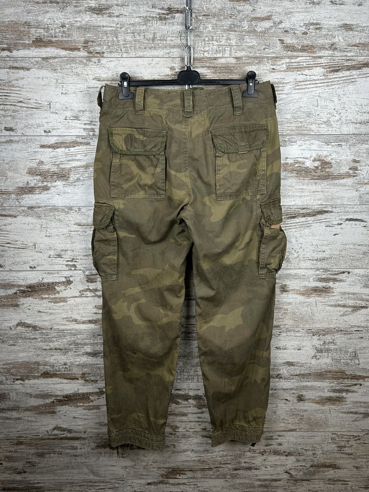 Japanese Brand × Vintage Mens Vintage Surplus Cargo Pants Japanese y2k streetwear Size US 32 / EU 48 - 10 Thumbnail