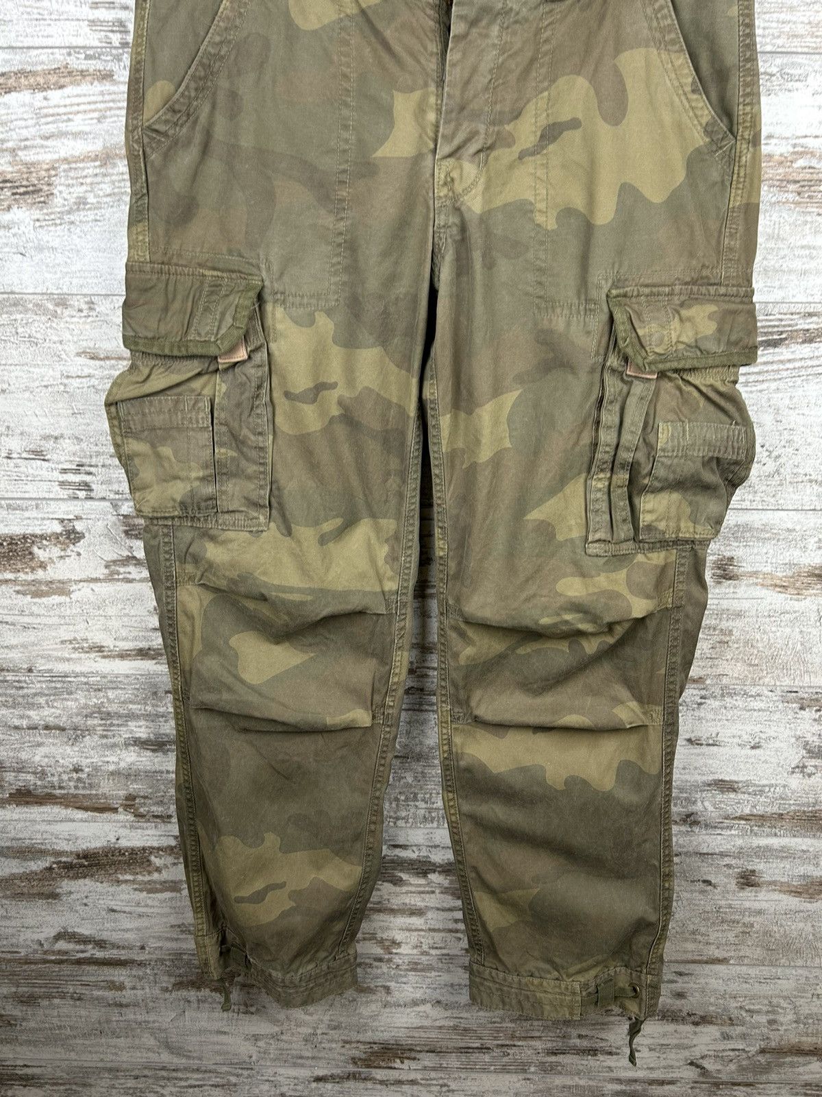 Japanese Brand × Vintage Mens Vintage Surplus Cargo Pants Japanese y2k streetwear Size US 32 / EU 48 - 3 Thumbnail