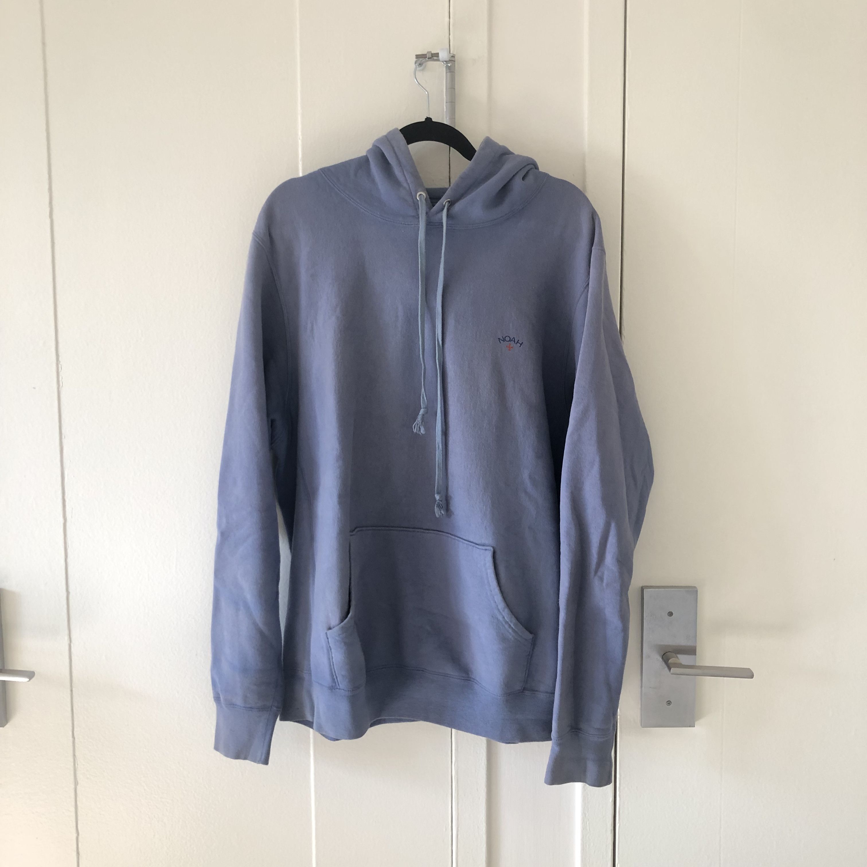 image of Noah X Whitney Museum Hoodie in Lavender, Men's (Size XL)