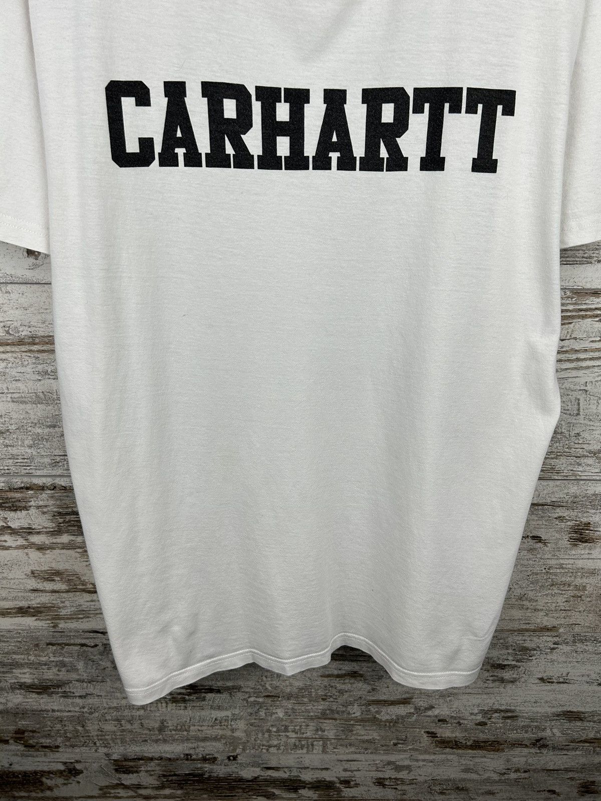 Carhartt Wip × Vintage Mens Vintage Carhartt Wip T Shirt big logo streetwear y2k Size US L / EU 52-54 / 3 - 4 Thumbnail