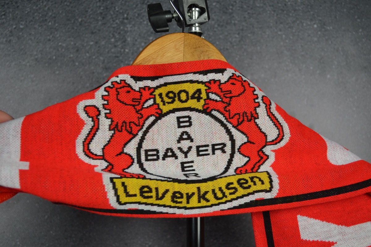 Vintage Bayer 04 Leverkusen Vintage Football Scarf Soccer Size ONE SIZE - 6 Thumbnail