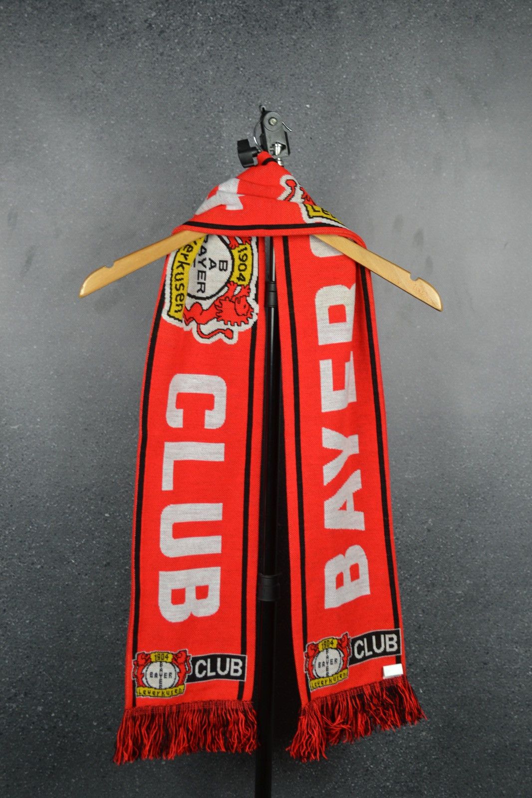 Vintage Bayer 04 Leverkusen Vintage Football Scarf Soccer Size ONE SIZE - 1 Thumbnail