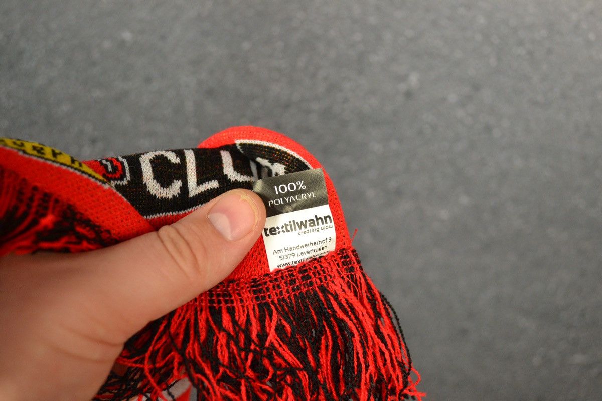 Vintage Bayer 04 Leverkusen Vintage Football Scarf Soccer Size ONE SIZE - 7 Thumbnail