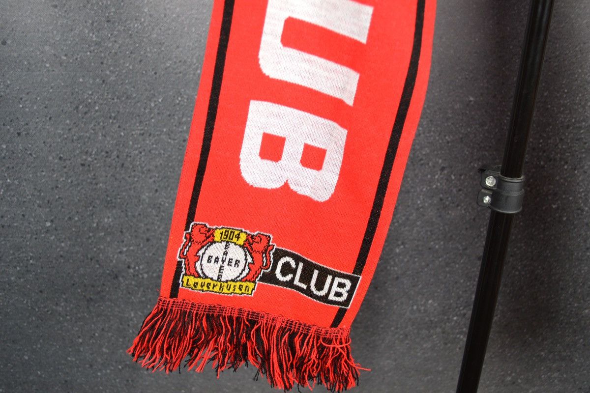 Vintage Bayer 04 Leverkusen Vintage Football Scarf Soccer Size ONE SIZE - 4 Thumbnail