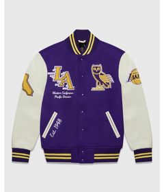 Ovo Varsity Jacket Nba | Grailed