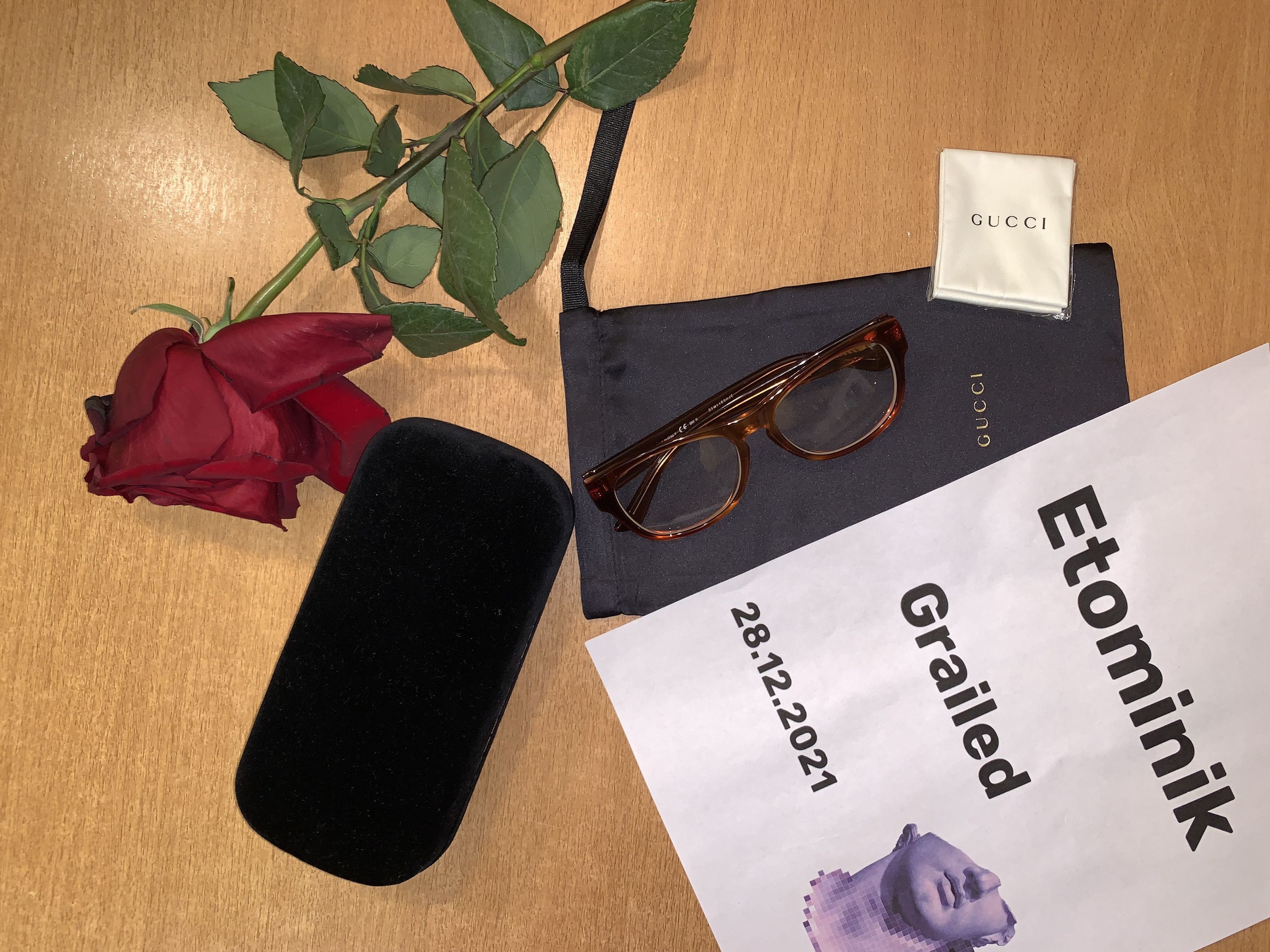 Gucci GUCCI SQUARE ACETATE OPTICAL GLASSES Size ONE SIZE - 6 Thumbnail
