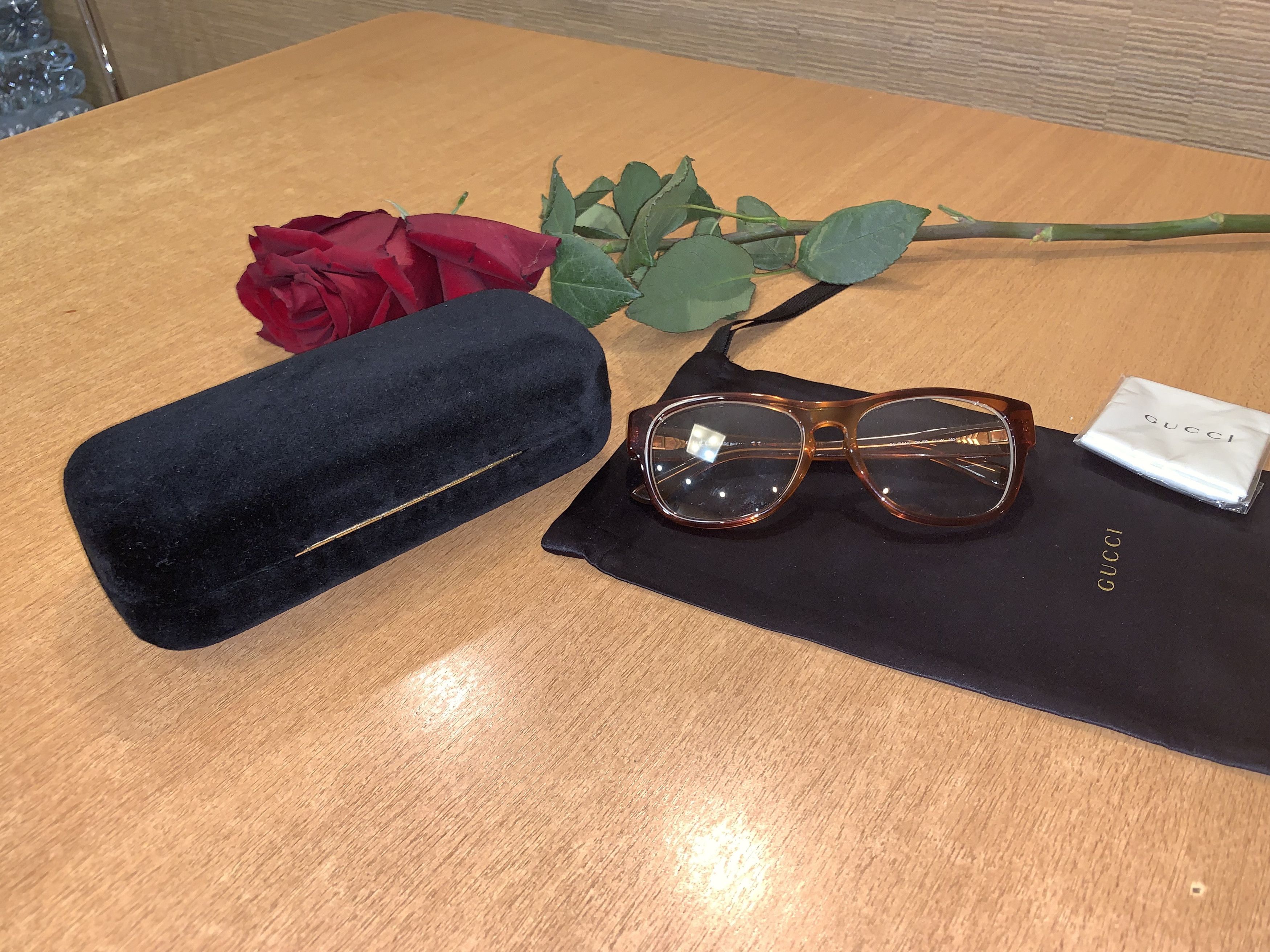 Gucci GUCCI SQUARE ACETATE OPTICAL GLASSES Size ONE SIZE - 1 Thumbnail