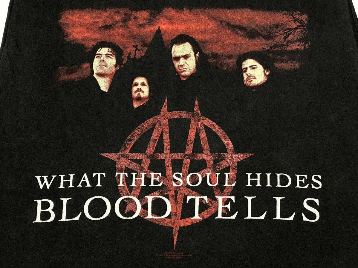 Band Tees Vintage Moonspell Rock Band Memorial Blood Tells Size US XL / EU 56 / 4 - 9 Thumbnail